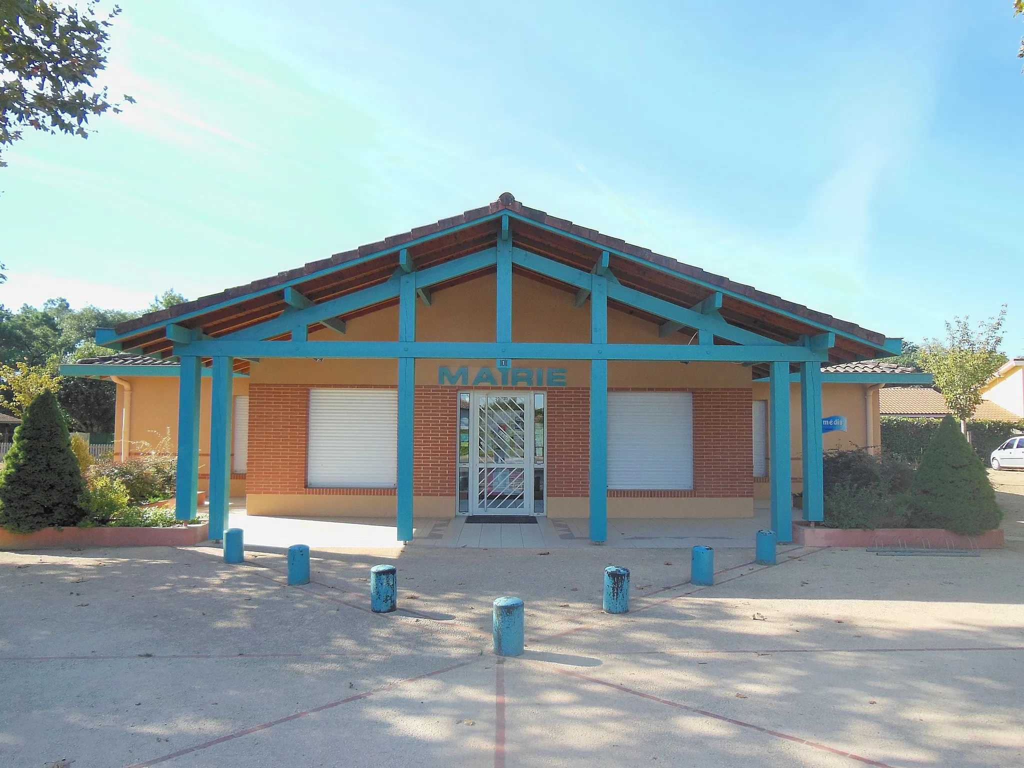 Photo showing: Mairie de Garosse, dans le département français des Landes