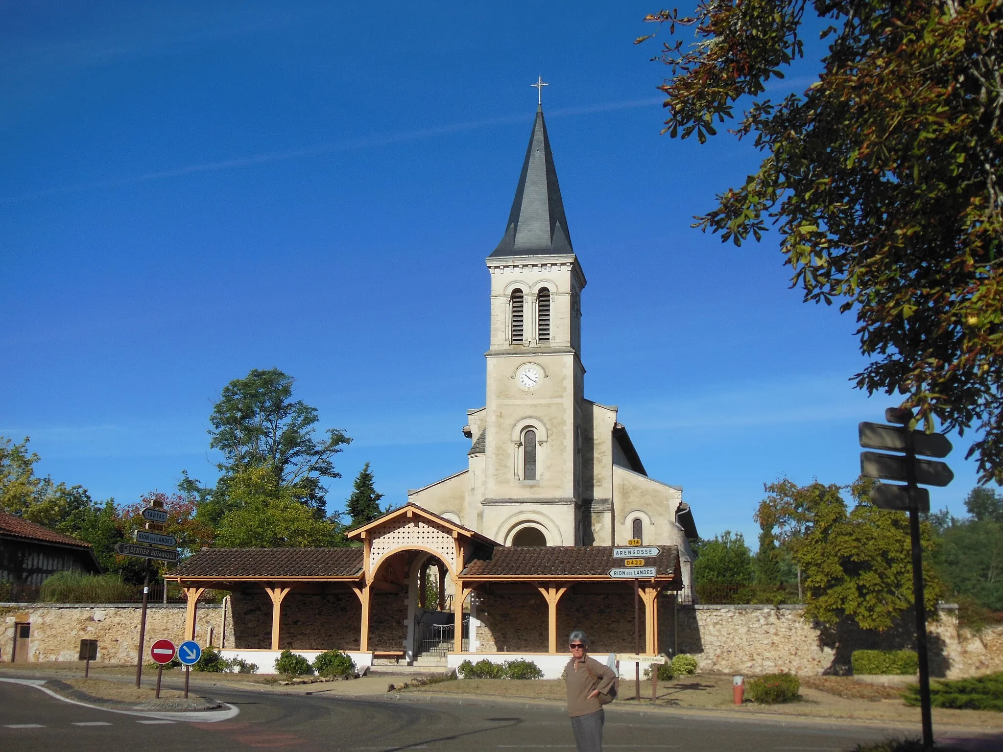 Photo showing: Église Saint-Sever de Villenave, dans le département français des Landes