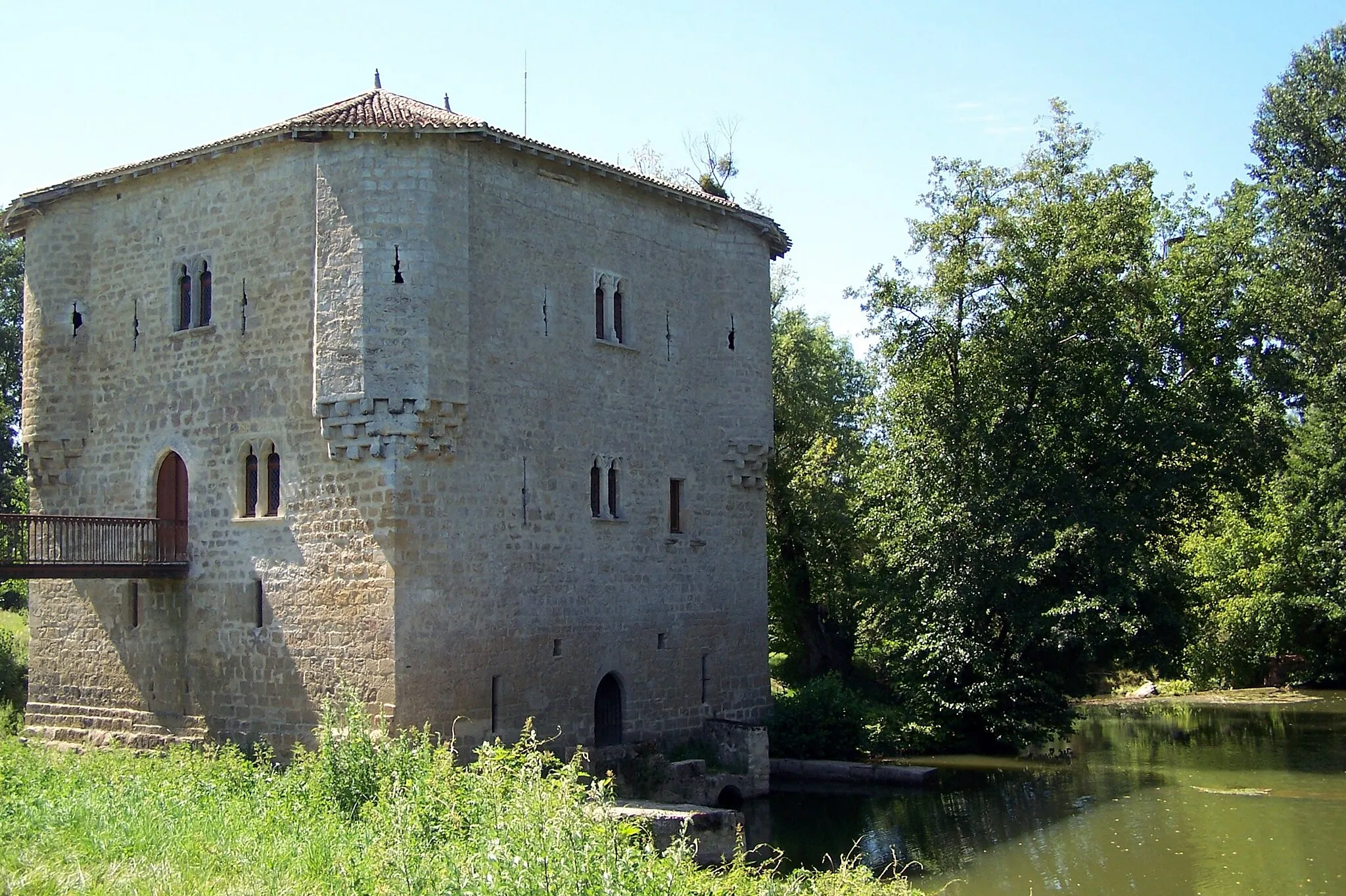 Photo showing: Watermill of Bagas (Gironde, France)