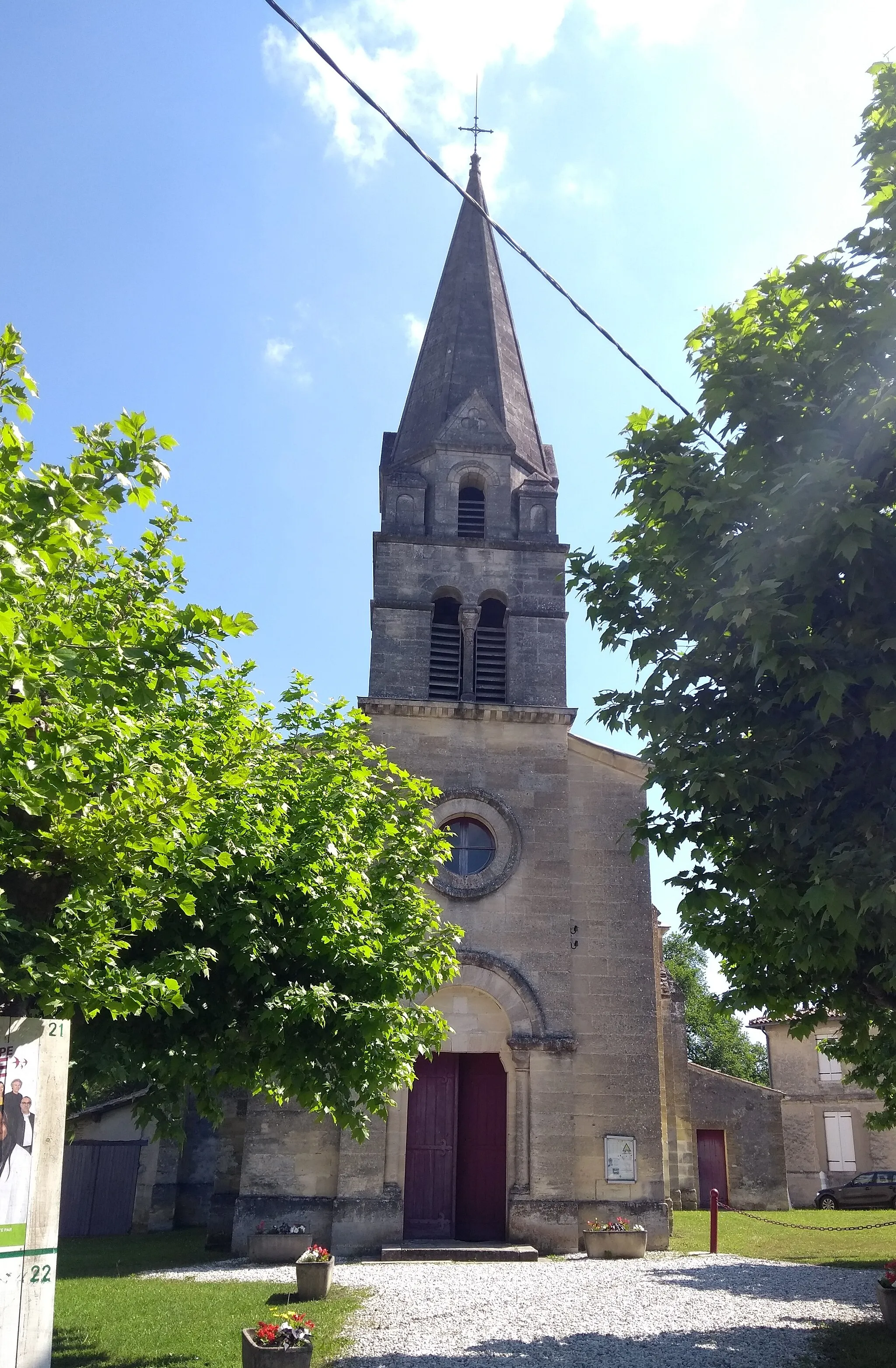 Photo showing: Église de Guillos