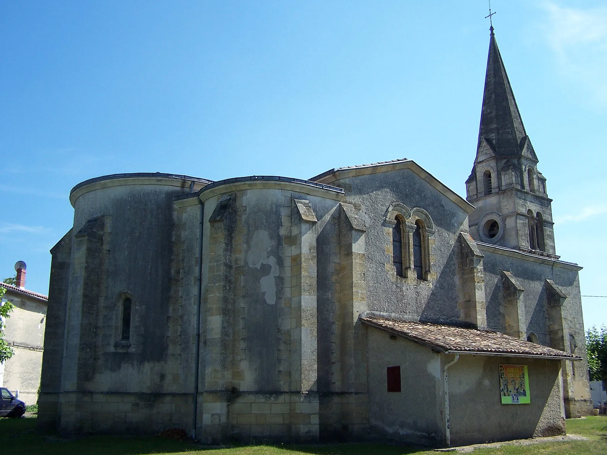 Photo showing: Church of Guillos (Gironde, France)