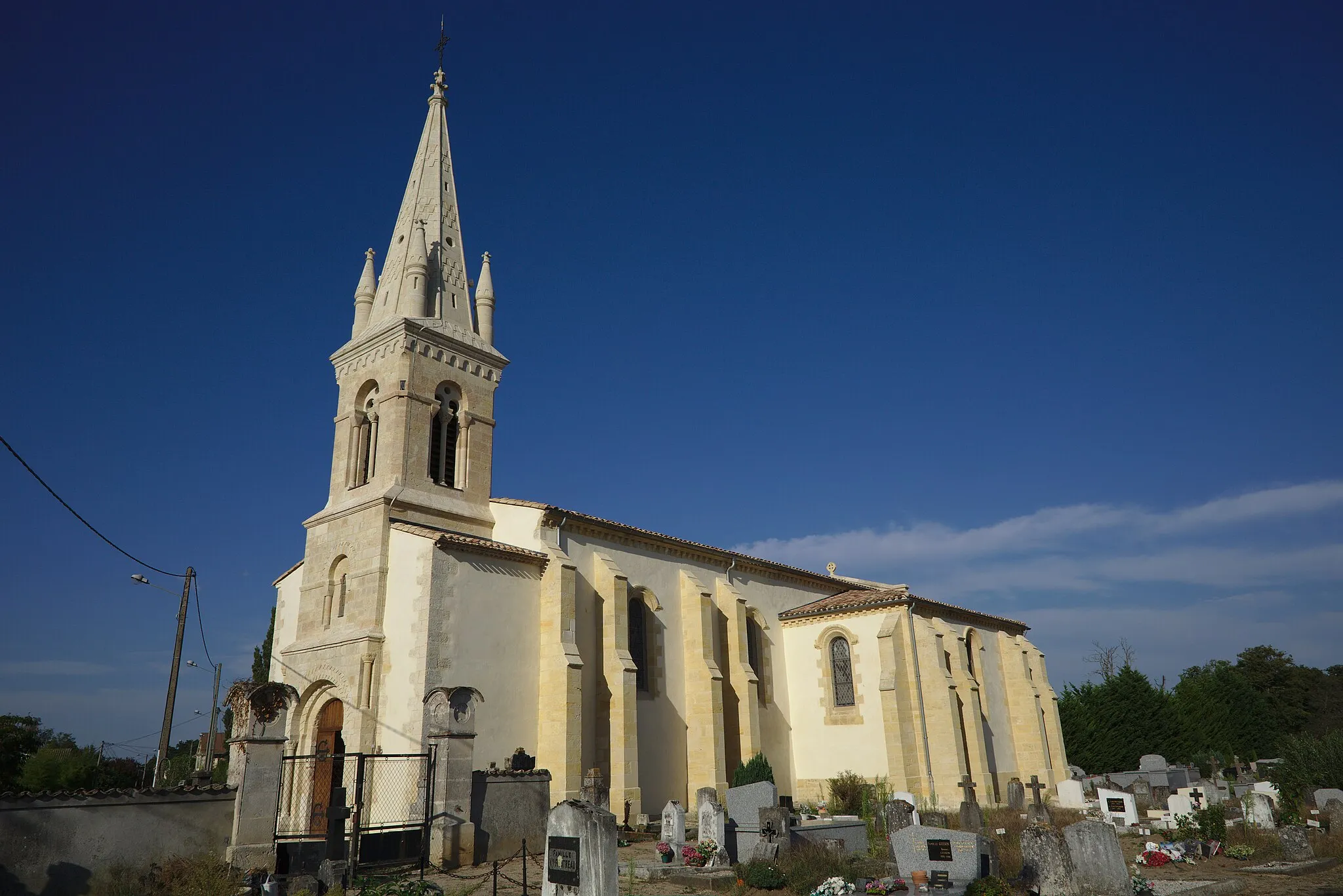 Photo showing: Église de Lanton