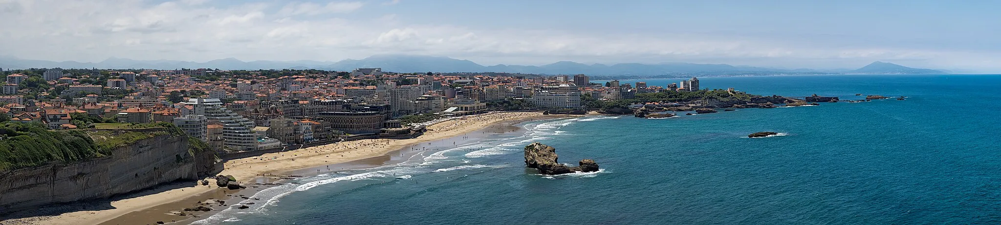 Photo showing: View of Biarritz from the lighthouse