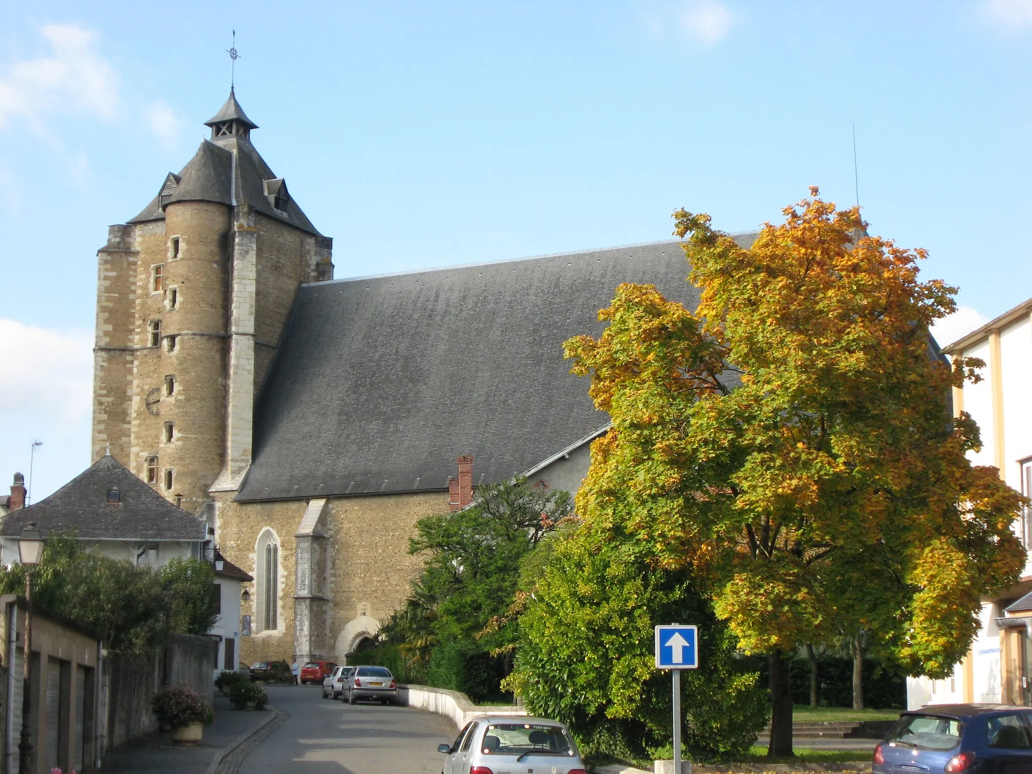 Photo showing: Eglise de Monein à la remarquable charpente (Pyrénées Atlantiques) Pyrénées).