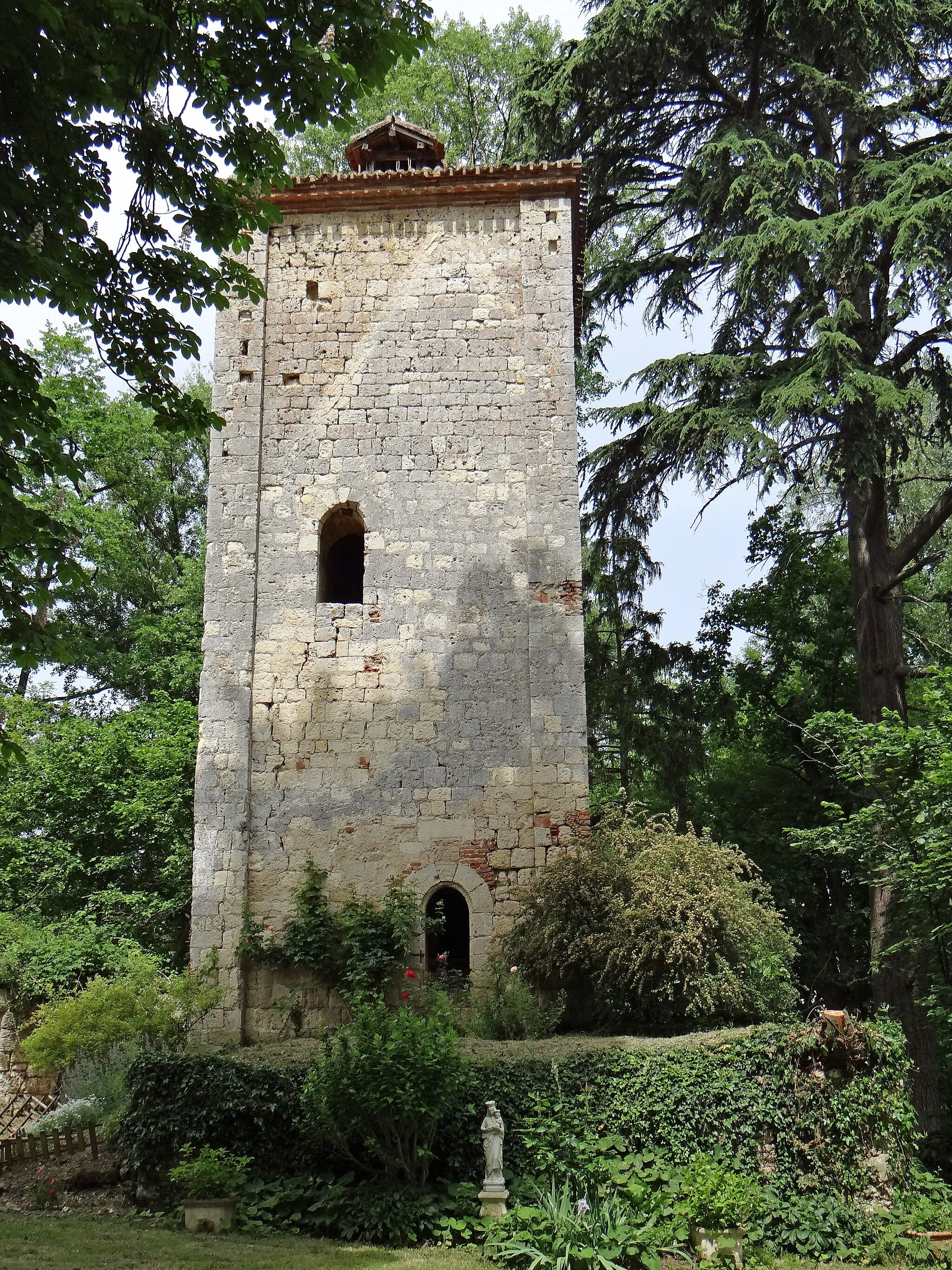 Photo showing: Château de Lafox - Ancien donjon du château