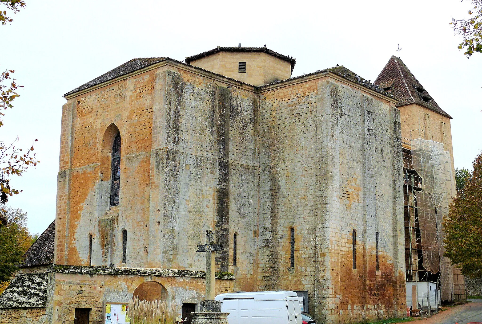 Photo showing: Paunat - Église Saint-Martial