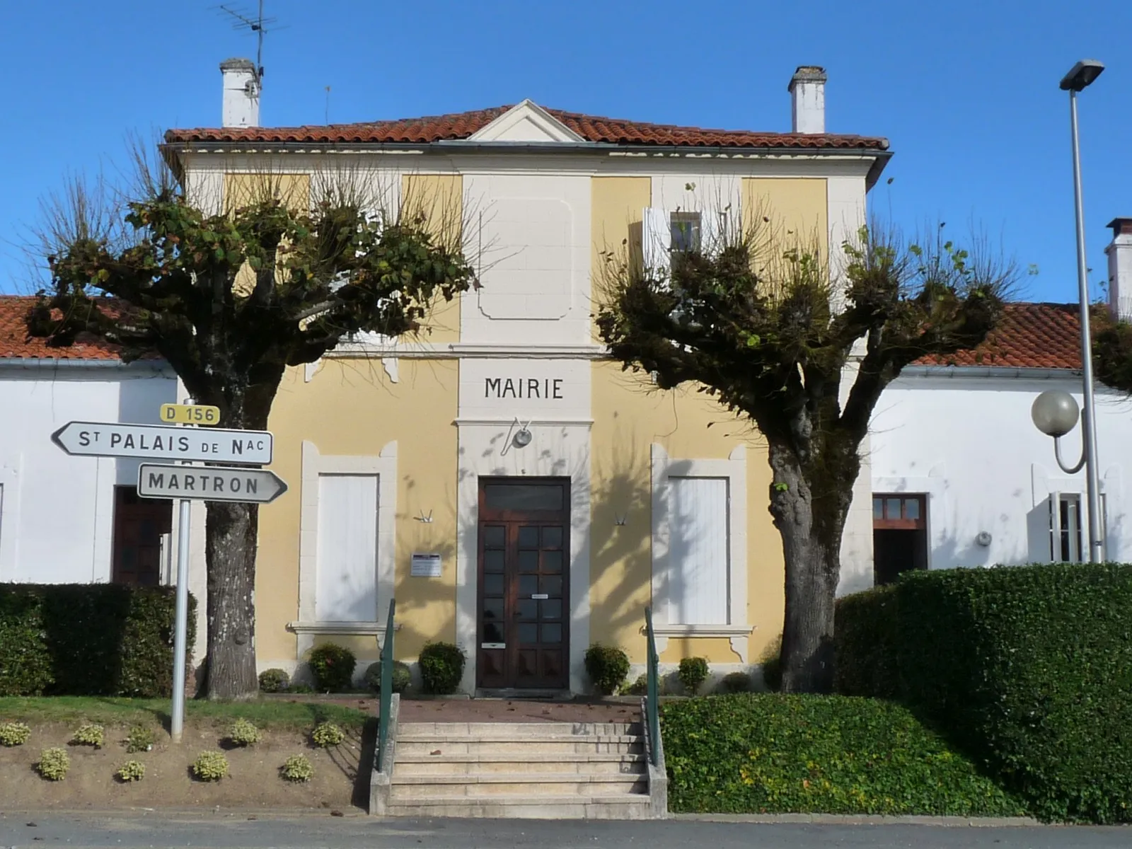 Photo showing: Mairie de Saint-Palais-de-Négrignac, Charente-Maritime, France