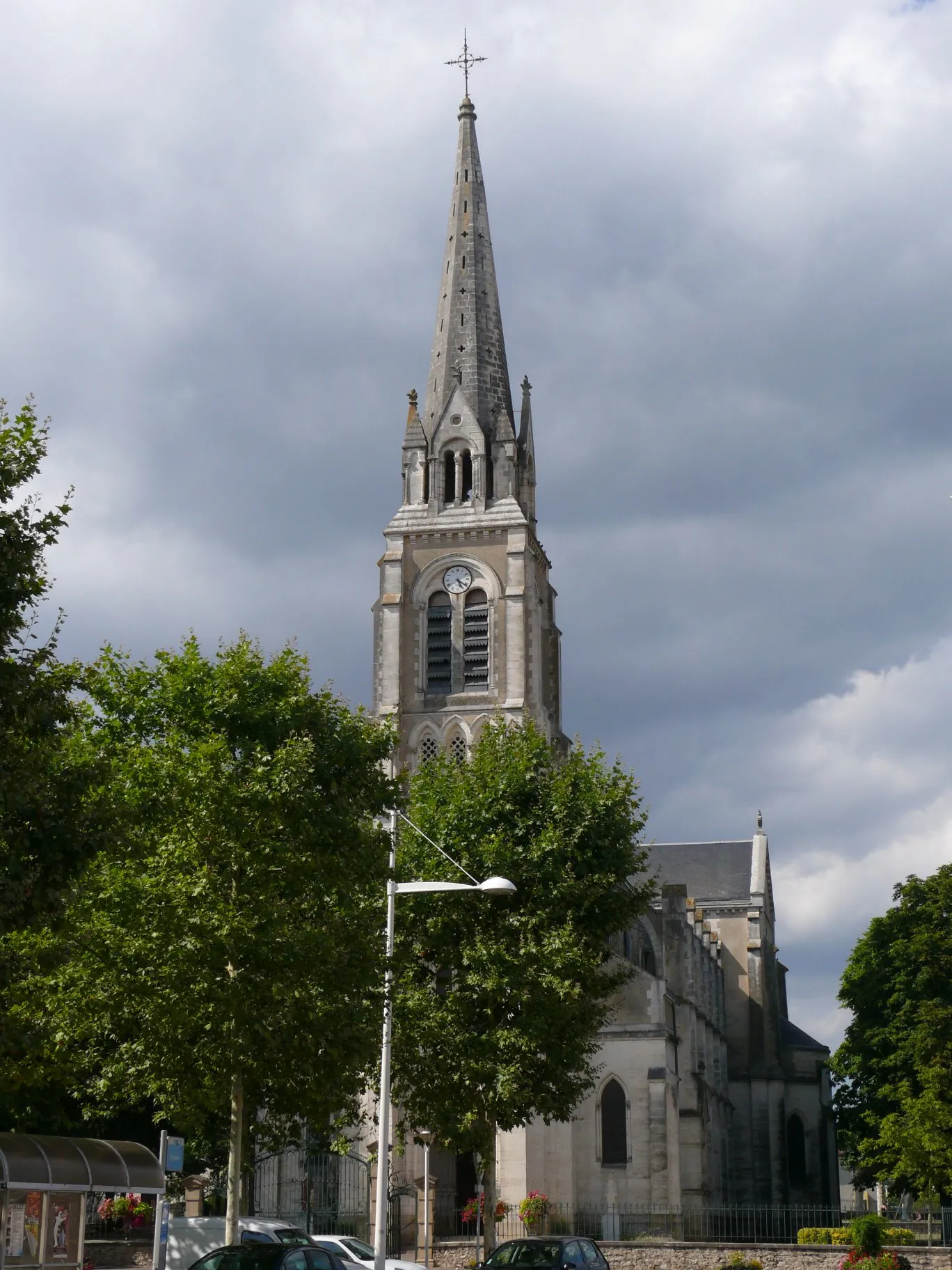 Photo showing: Sainte-Eugénie's church of Pontonx-sur-l'Adour (Landes, Aquitaine, France).