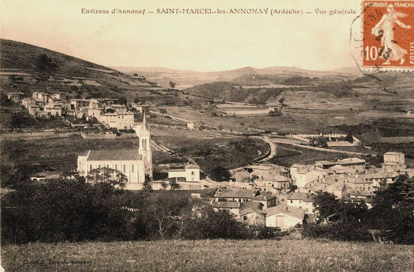 Photo showing: Saint-Marcel-lès-Annonay vue générale