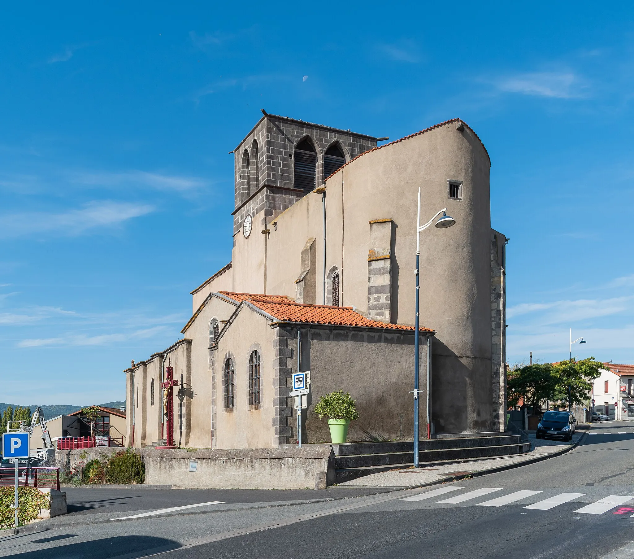 Photo showing: Saint Bonitus church in Saint-Bonnet-près-Riom, Puy-de-Dôme, France