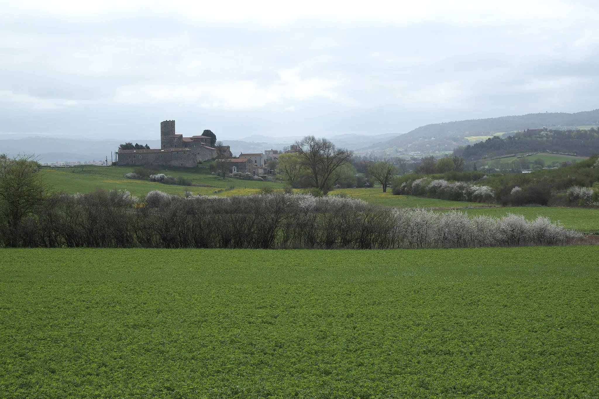 Photo showing: Château de Lauriat (Schloss Lauriat) in Beaumont im Département Haute-Loire (Auvergne-Rhône-Alpes/Frankreich)