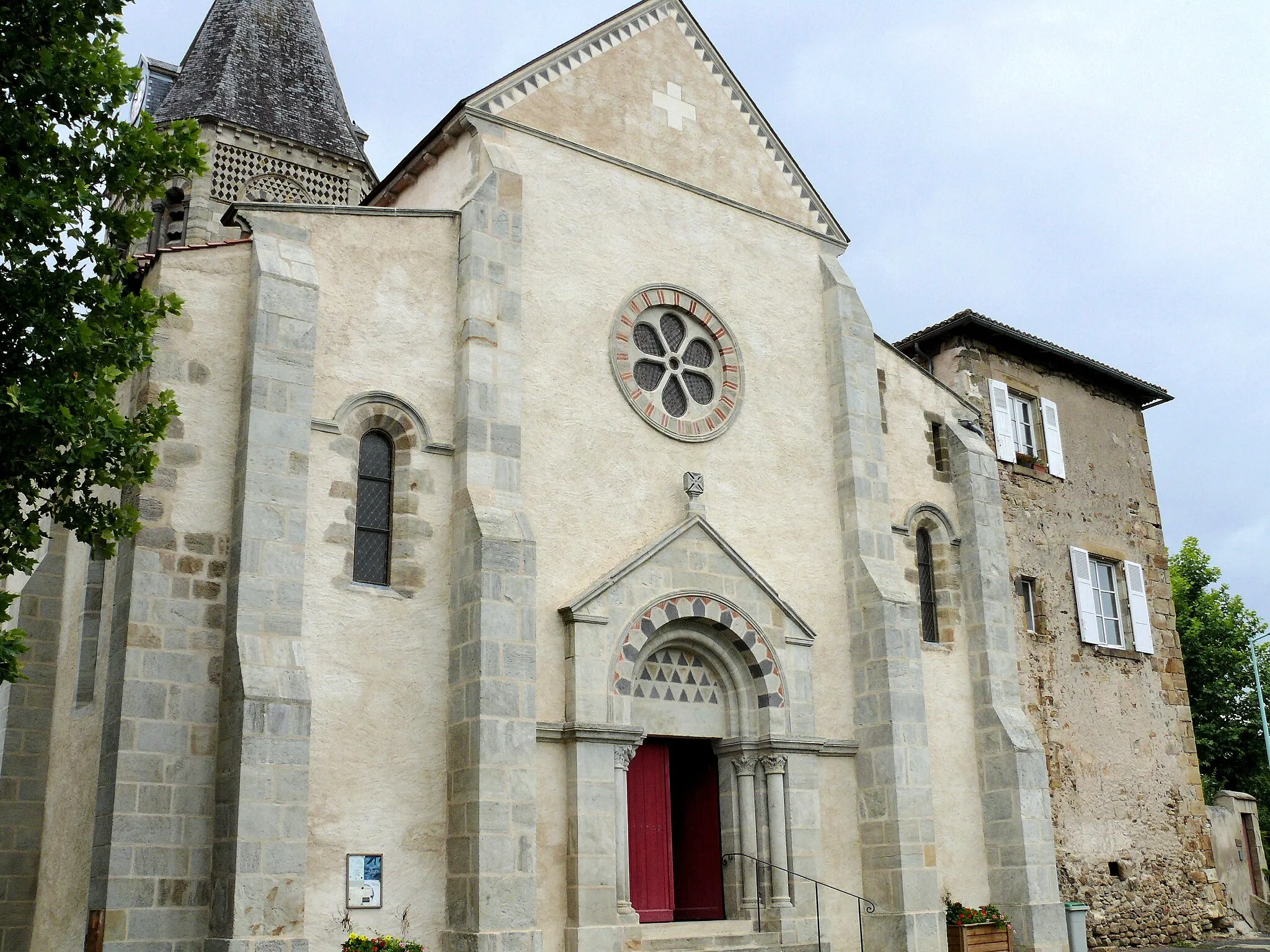 Photo showing: Culhat - Eglise Notre-Dame - Façade occidentale