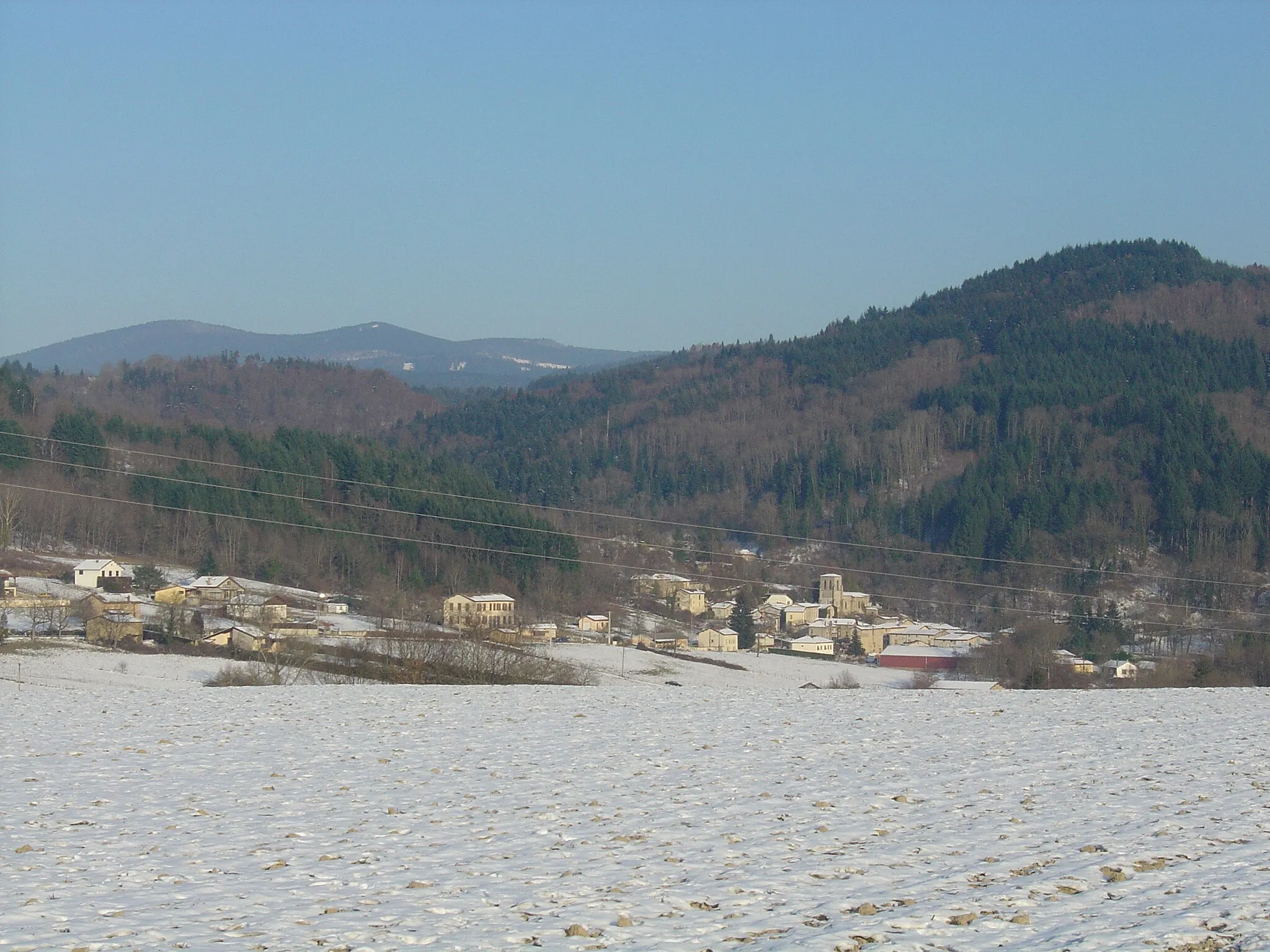 Photo showing: Vue générale d'Aubusson d'Auvergne