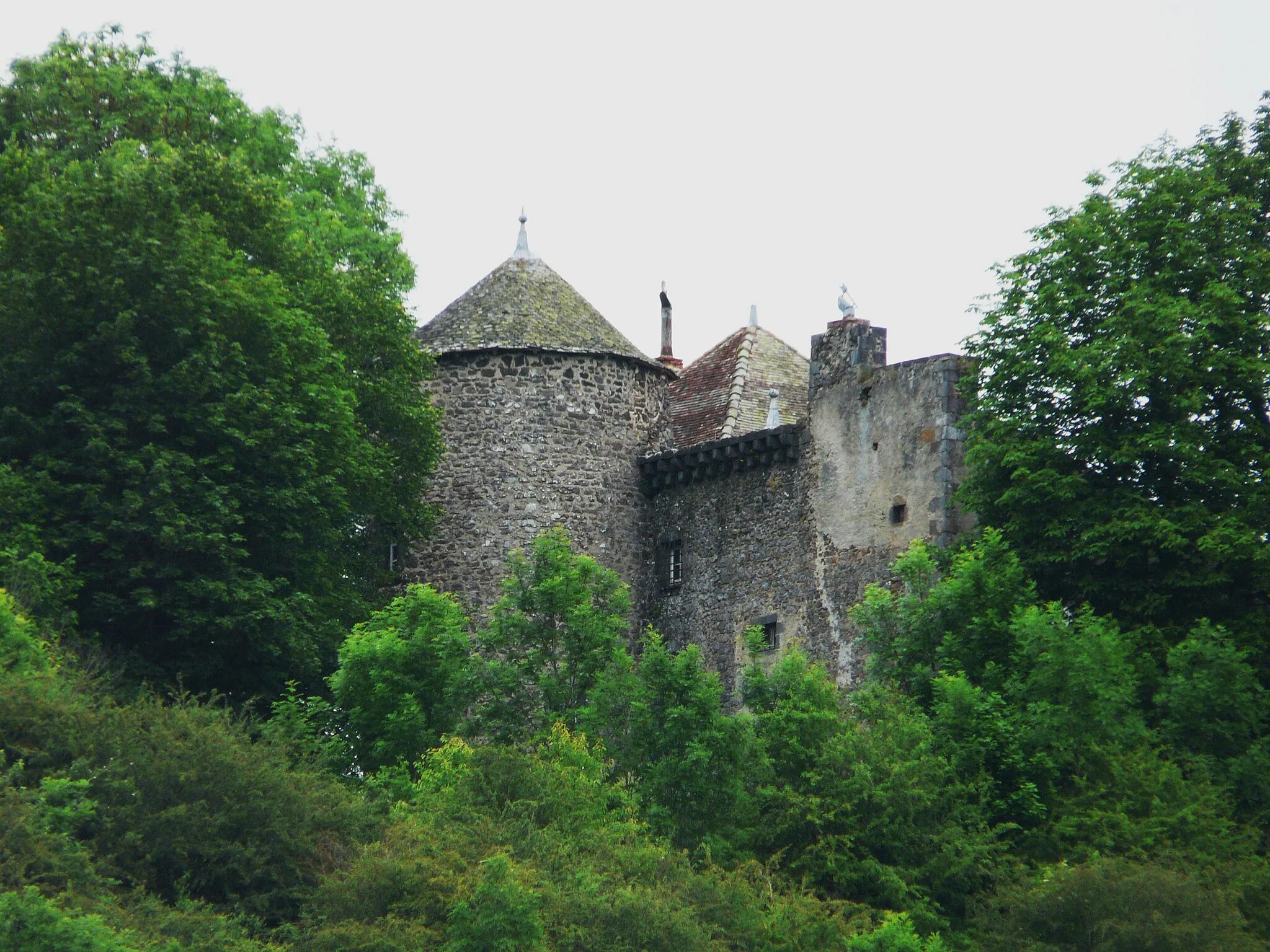 Photo showing: Le château de Bonnebaud, Saint-Pierre-le-Chastel, Puy-de-Dôme, France.