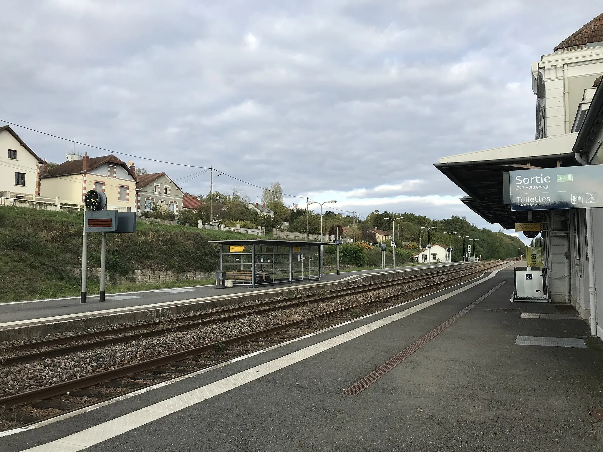 Photo showing: Voies de la gare de Decize