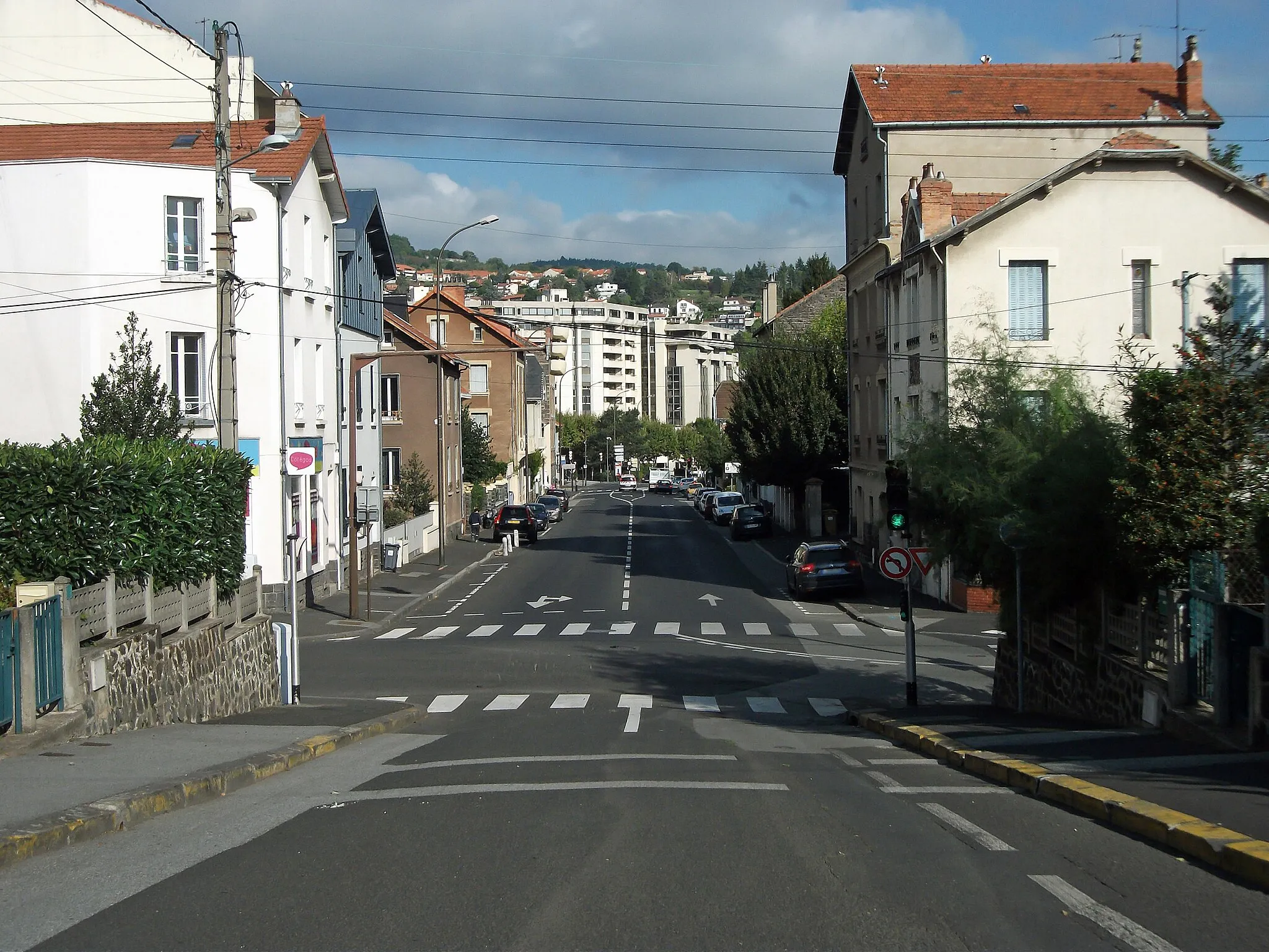 Photo showing: Avenue Aristide Briand in Chamalières, Puy-de-Dôme, Auvergne, France. [9051]