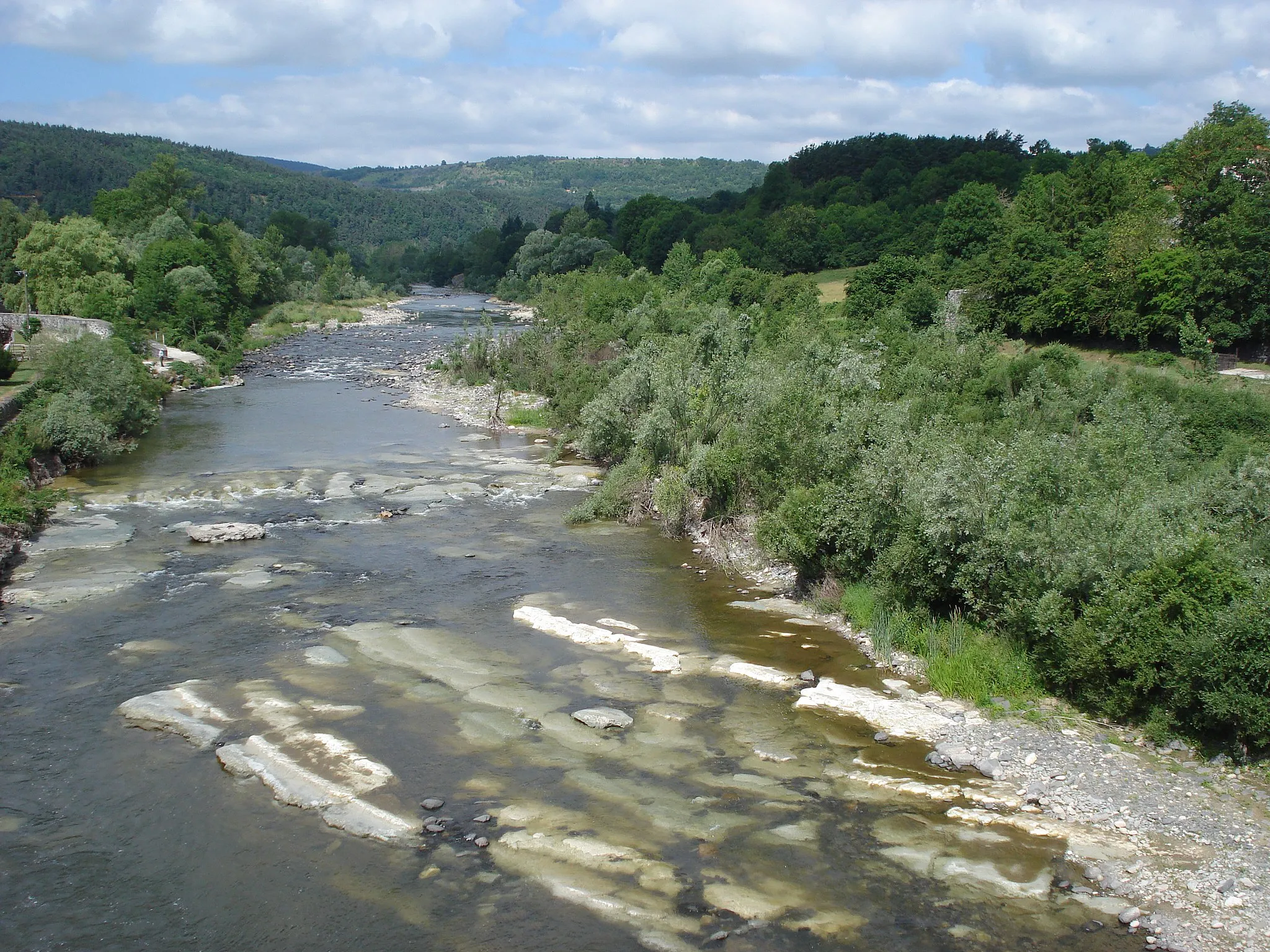 Photo showing: Loire River at Coubon (Haute-Loire, Fr).