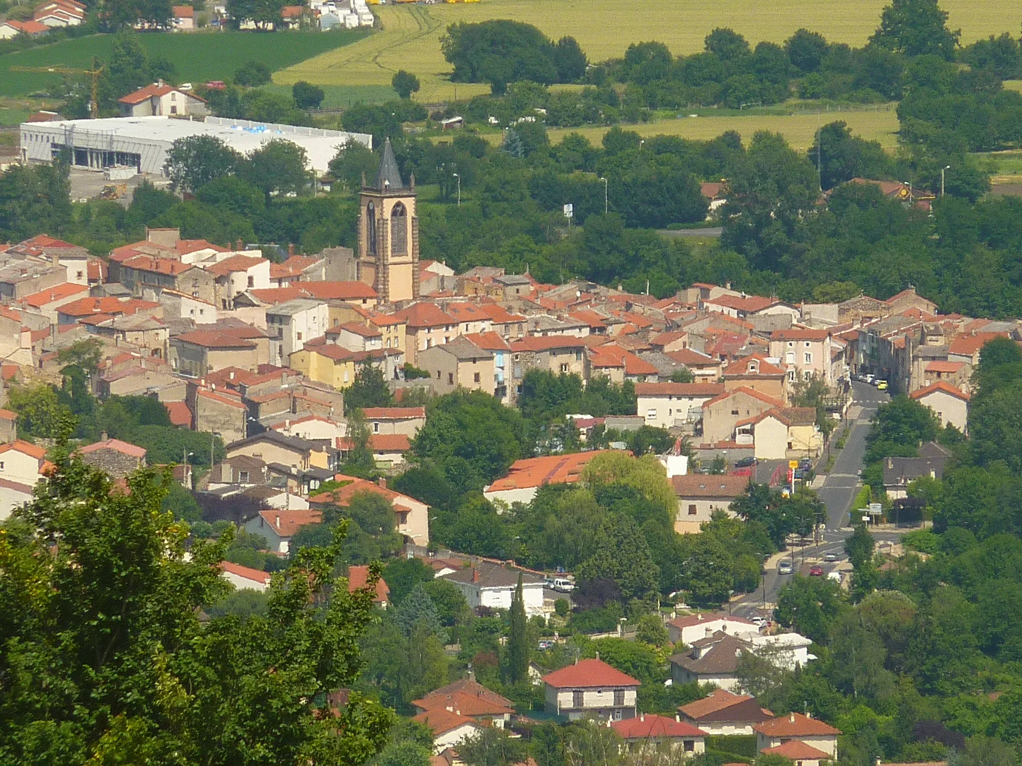 Photo showing: Allier River in the north of Longues (commune of Vic-le-Comte) upstream [8761]