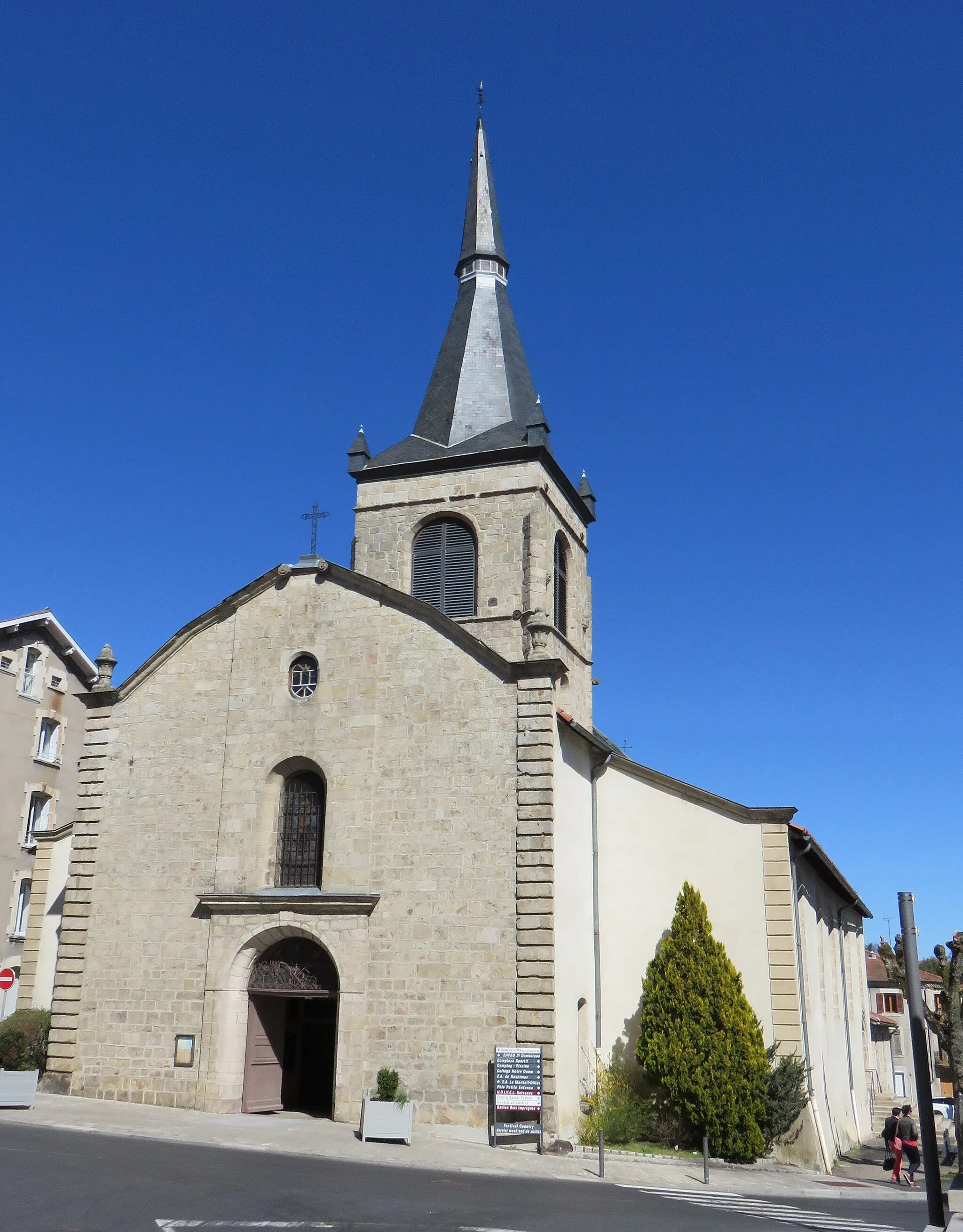 Photo showing: Église Saint-Caprais de Craponne-sur-Arzon (Haute-Loire, France).