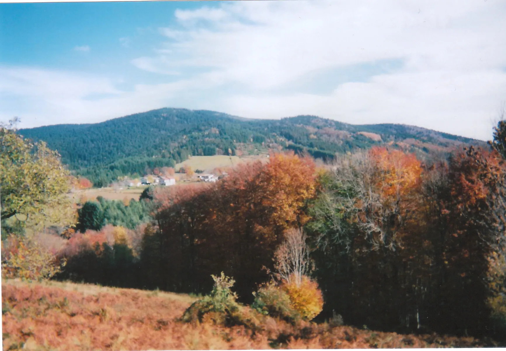 Photo showing: Puy de Montoncel vu depuis le hameau de La Muratte