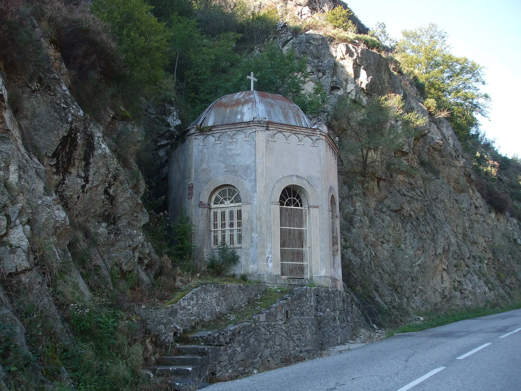 Photo showing: chapelle Notre Dame de Bonne Espérance dans les gorges de l'Ay (Sarras)