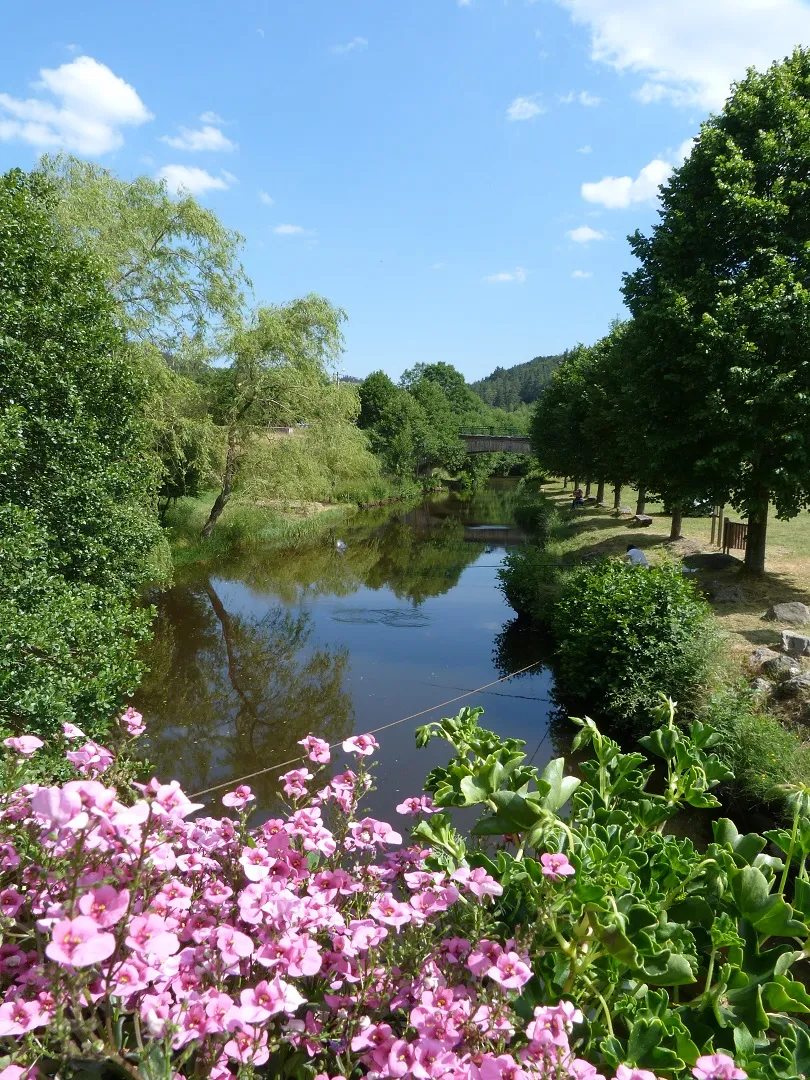 Photo showing: L'Ance du Sud dans le bourg de Saint Préjet d'Allier