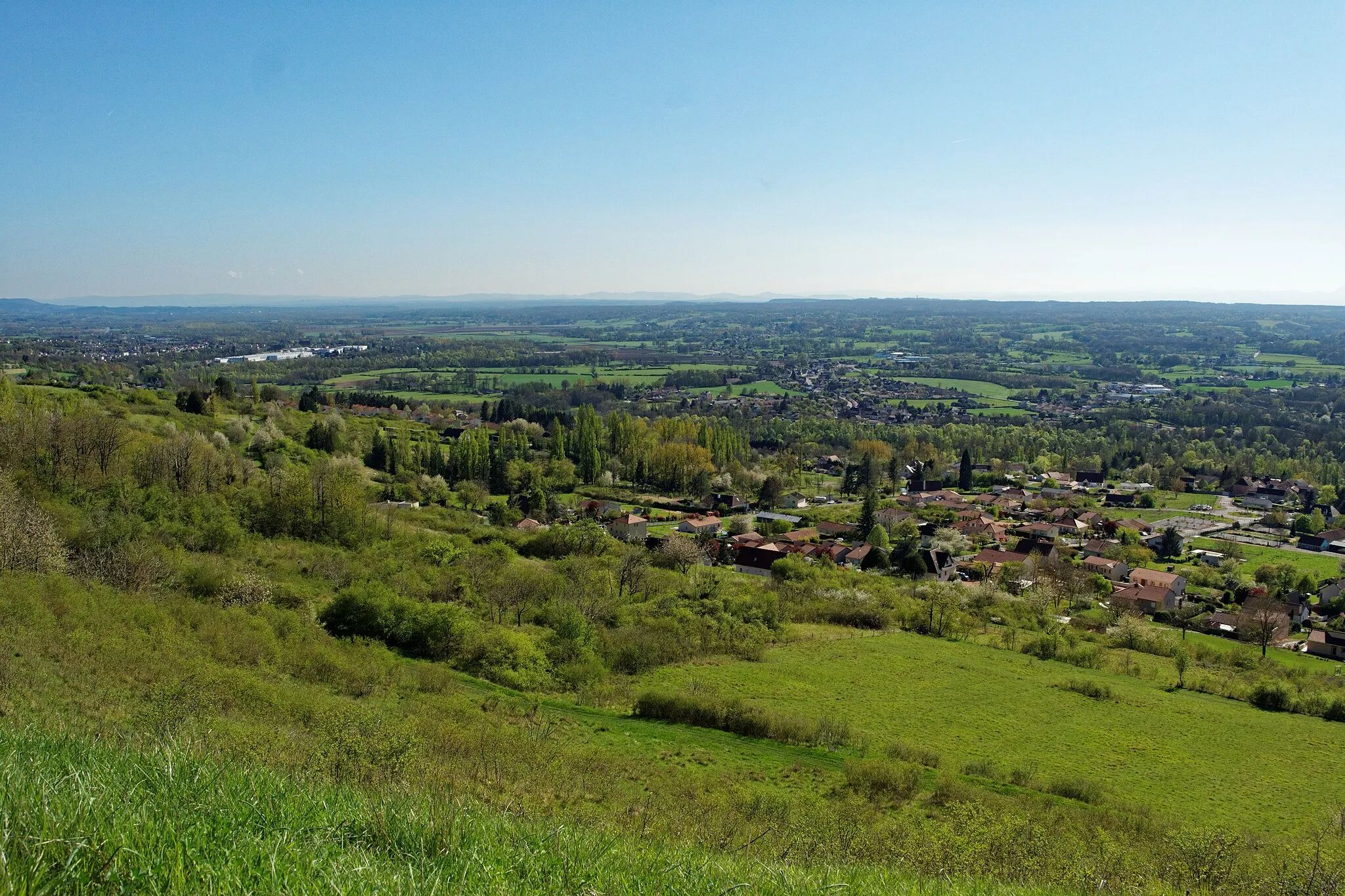 Photo showing: Prise de vue de la Côte Saint Amand (Vichy 03200)