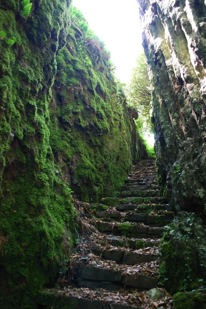 Photo showing: Escalier de la Reine, Carlat, Cantal.