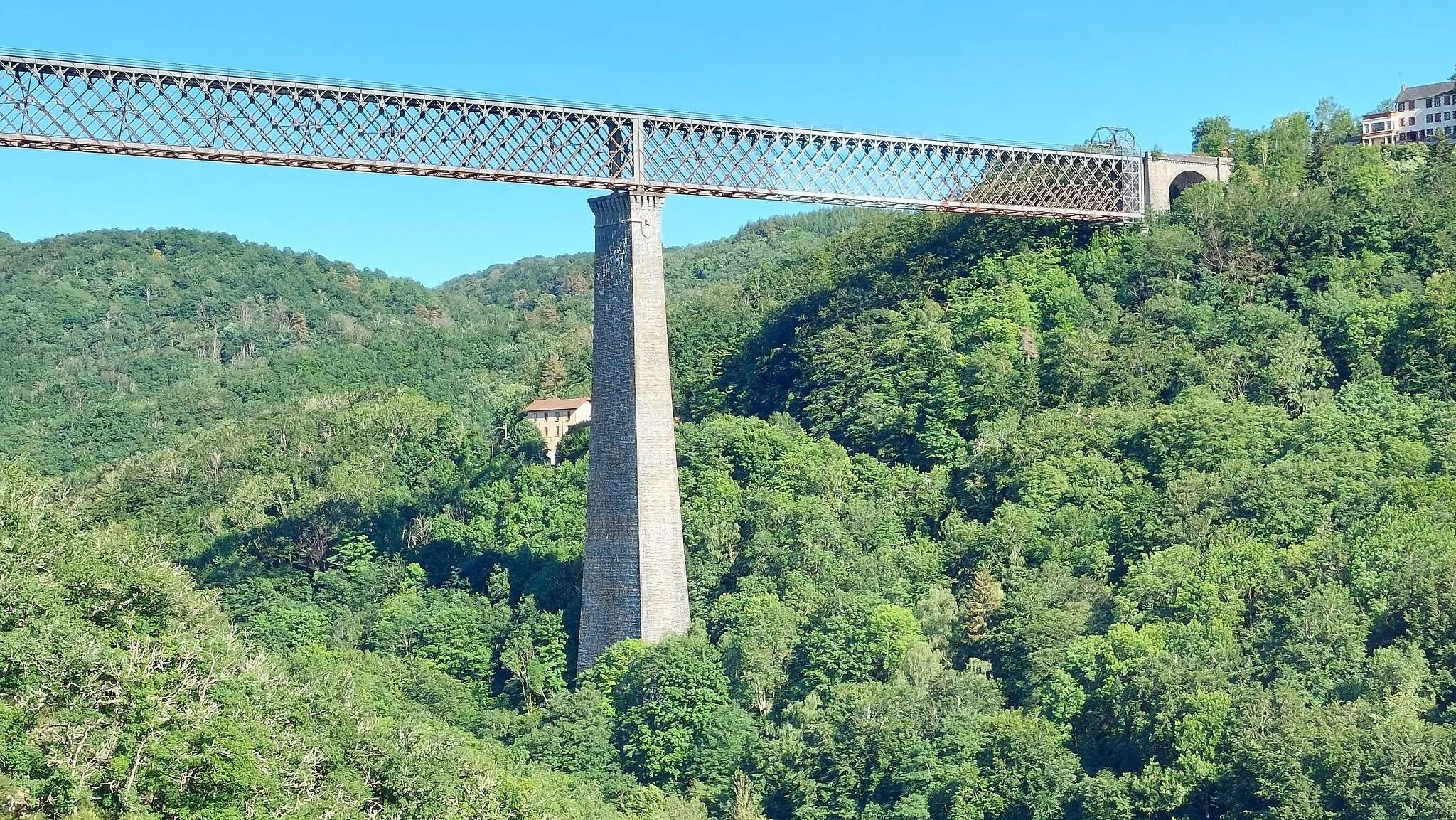 Photo showing: Viaduc des Fades vu depuis le barrage des Fades