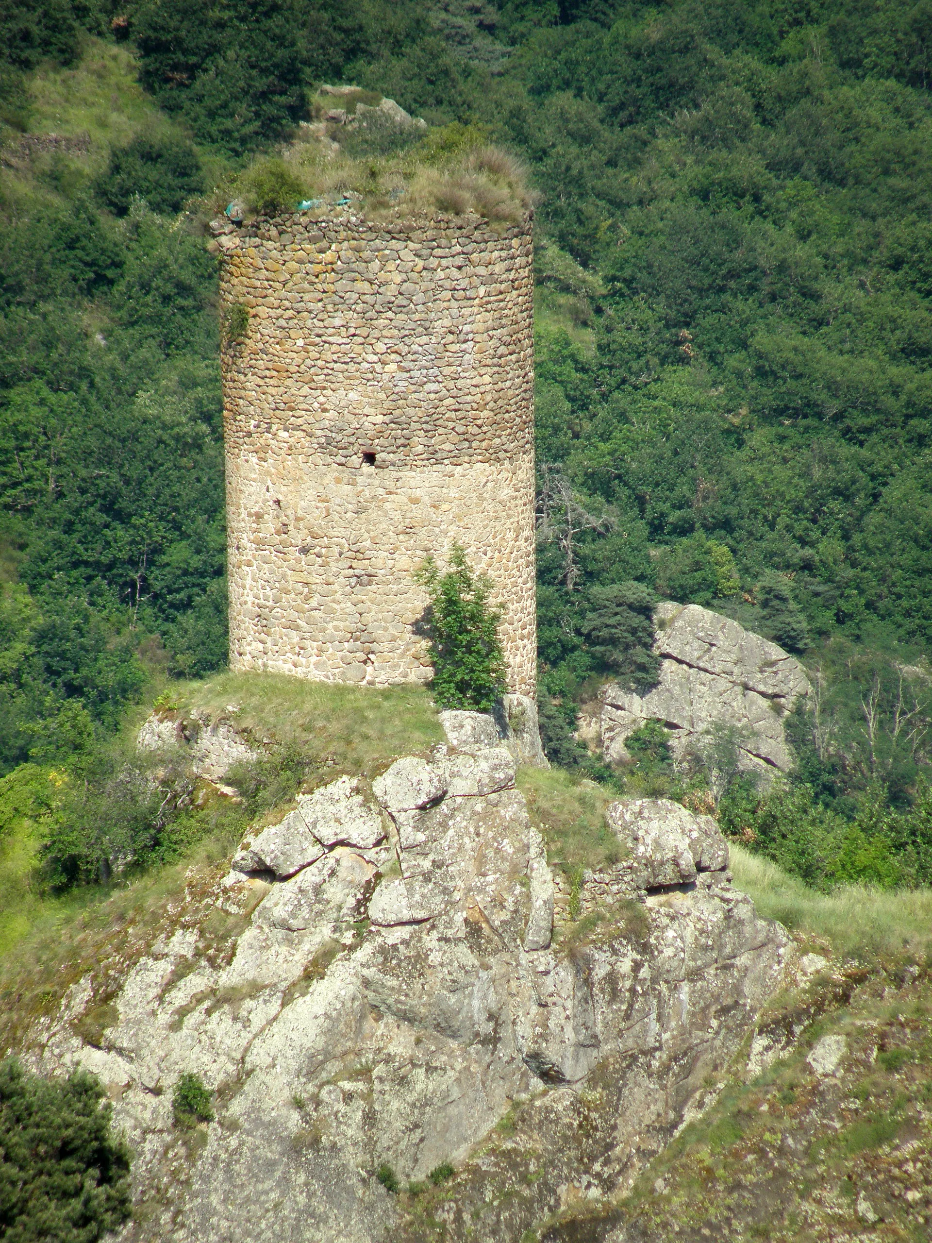 Photo showing: Grandeyrolles, comm. du Puy-de-Dôme (Auvergne, France). Tour dite de Rognon, XIIIe siècle.