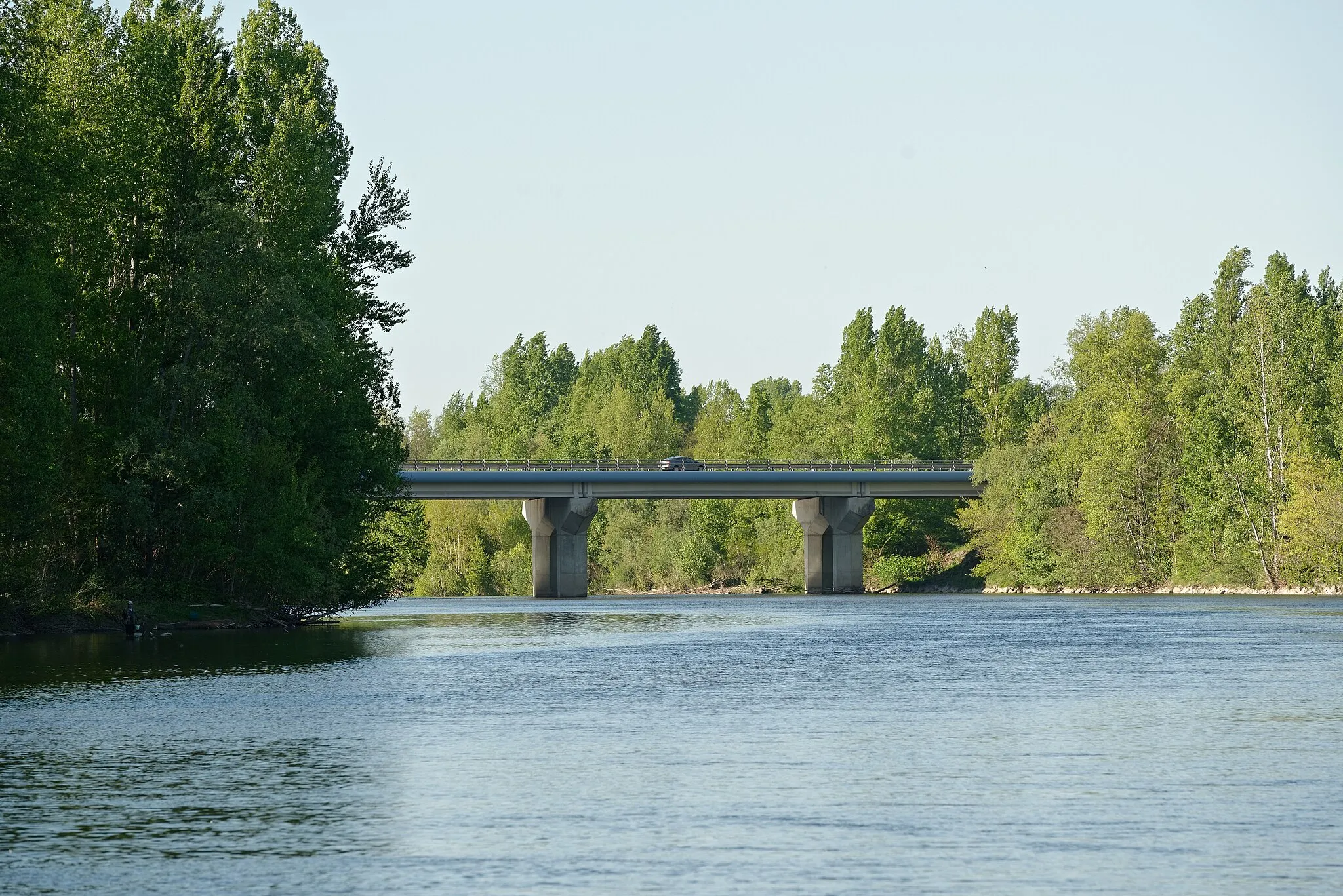 Photo showing: Pont de l'autoroute A89 sur l'Allier aux Martres d'Artière.