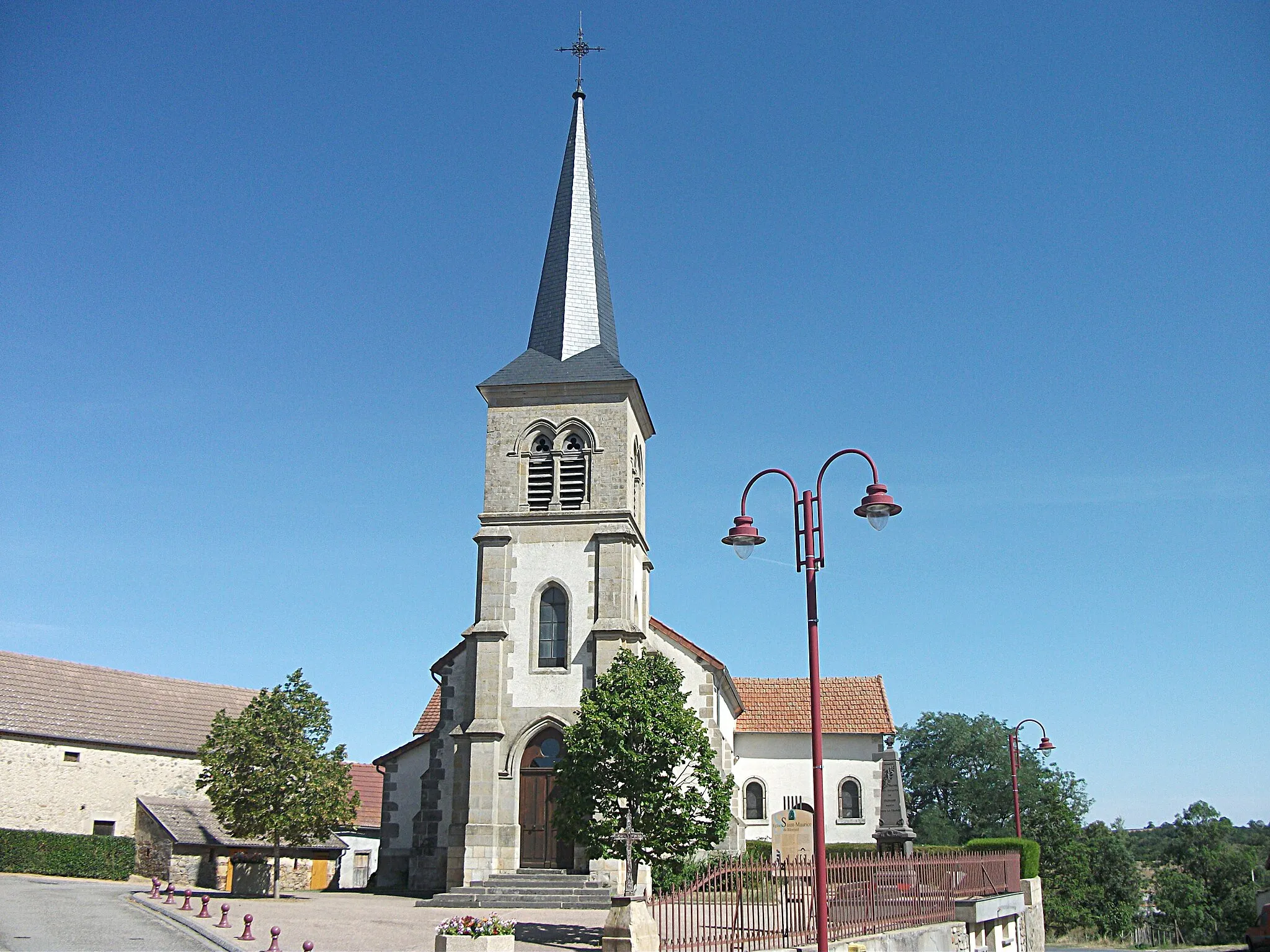 Photo showing: Church of Blomard, Allier, Auvergne-Rhône-Alpes, France. [18986]