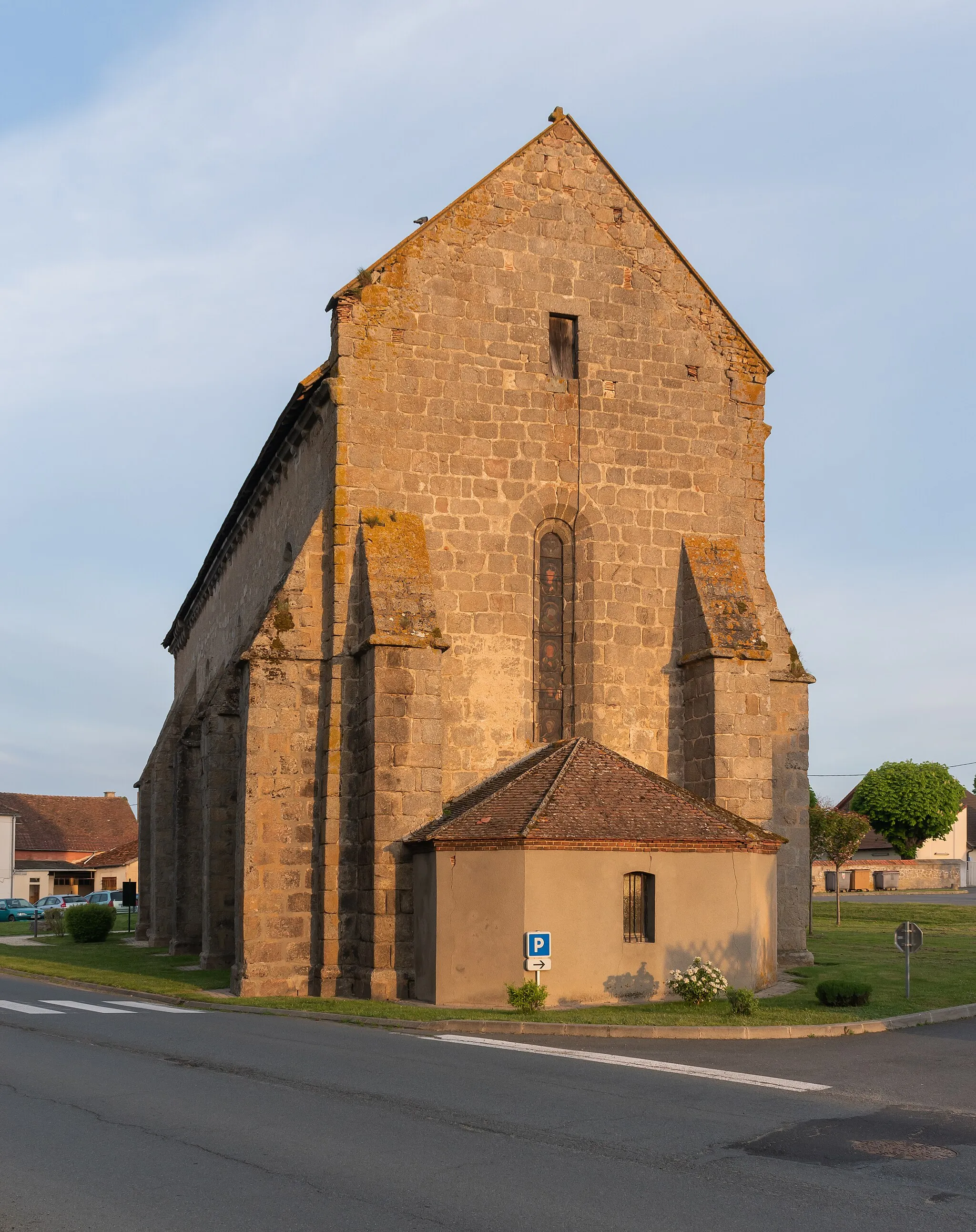 Photo showing: Saint John the Baptist church in Lamaids, Allier, France