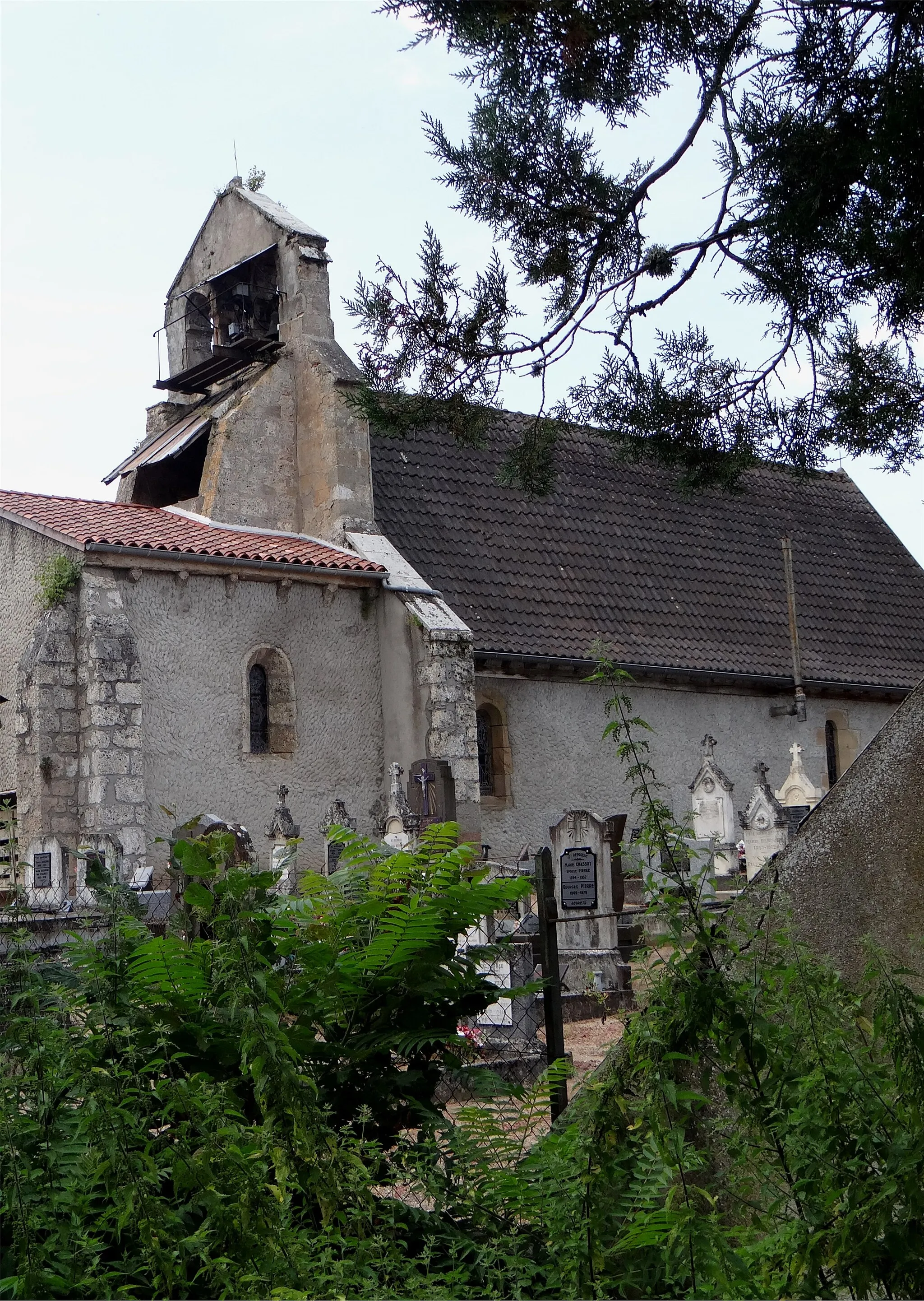 Photo showing: Église Saint Jean, Servilly, Allier, France.