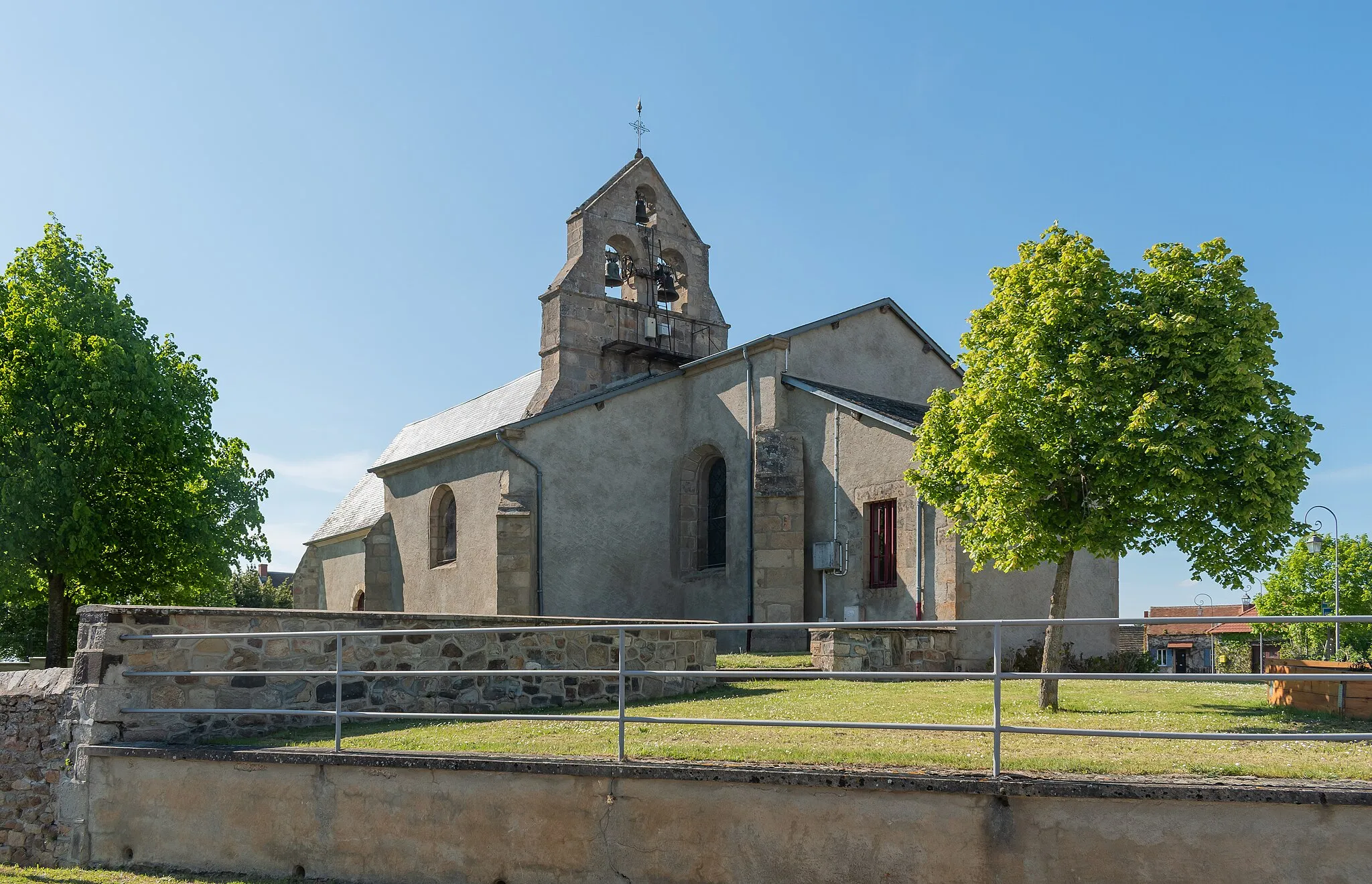 Photo showing: Saint Martin church in Terjat, Allier, France