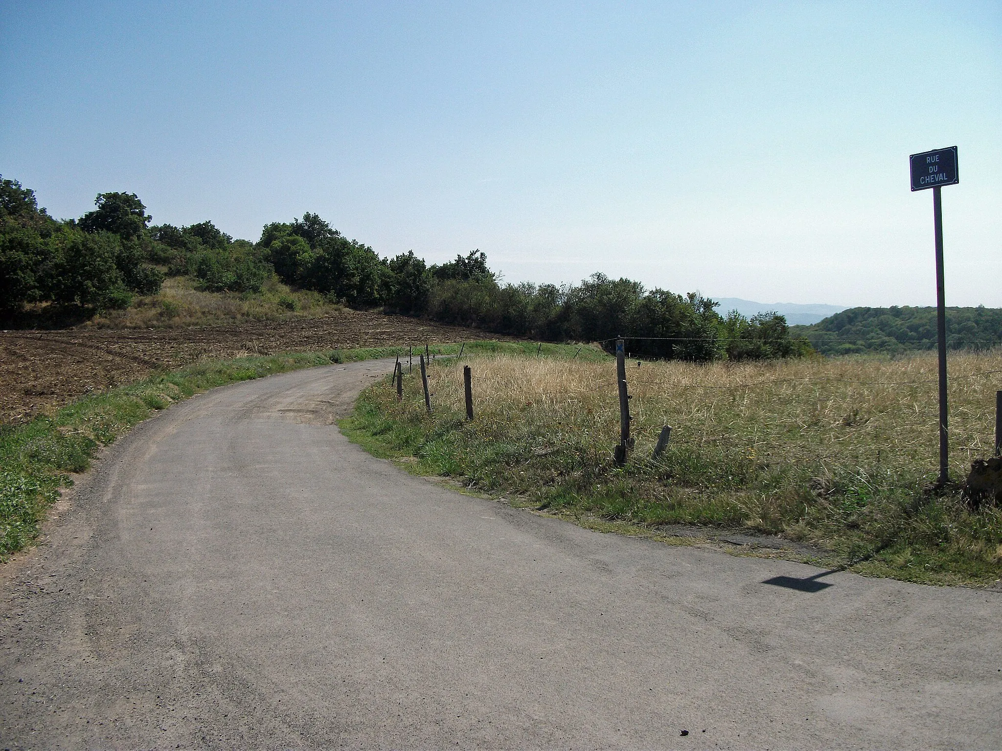 Photo showing: Rue du Cheval from col de Bancillon, in Clermont-Ferrand, Puy-de-Dôme, Auvergne, France [9068]