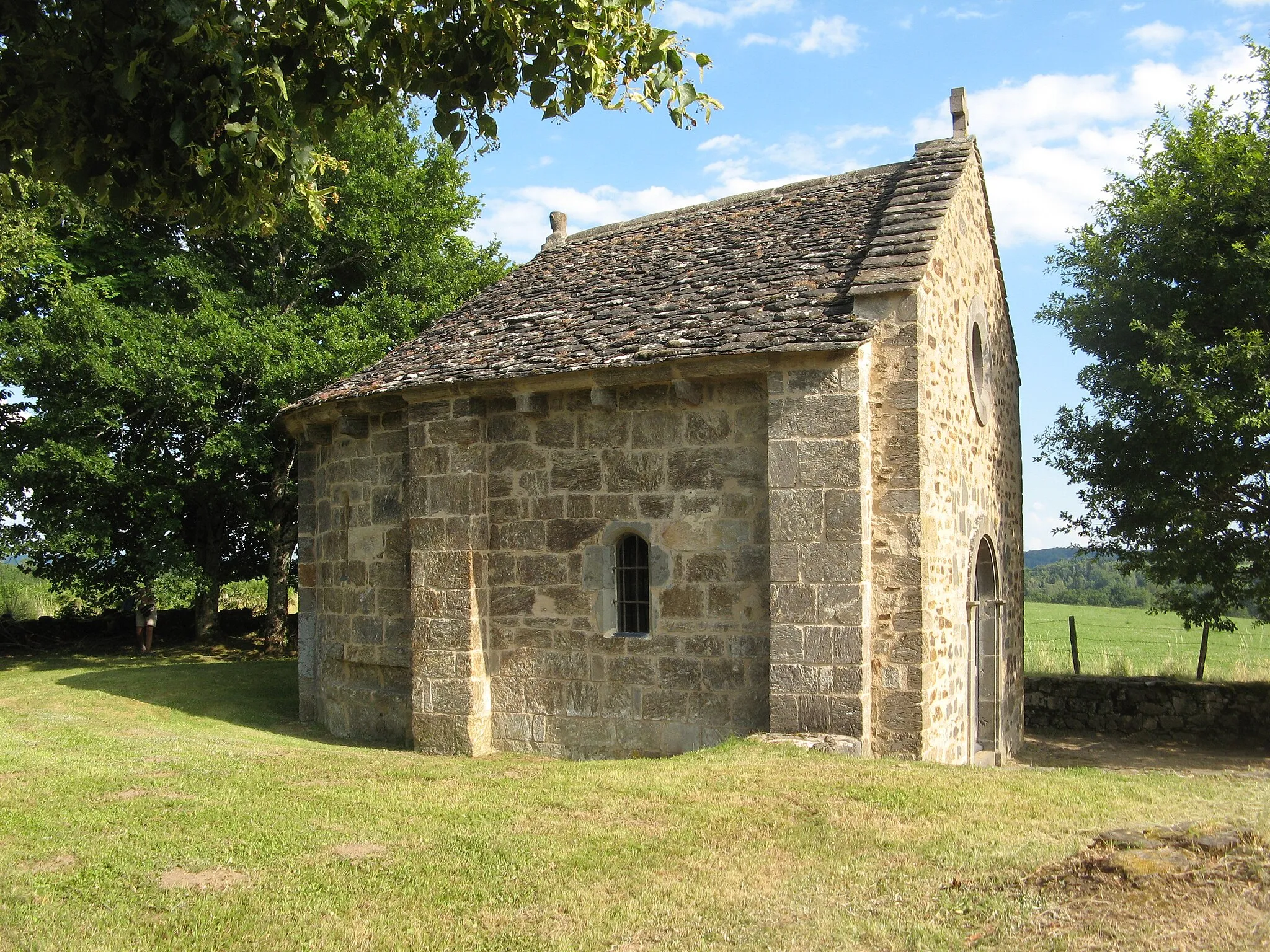 Photo showing: Sourniac, chapelle Saint-Amand, ancienne église paroissiale.