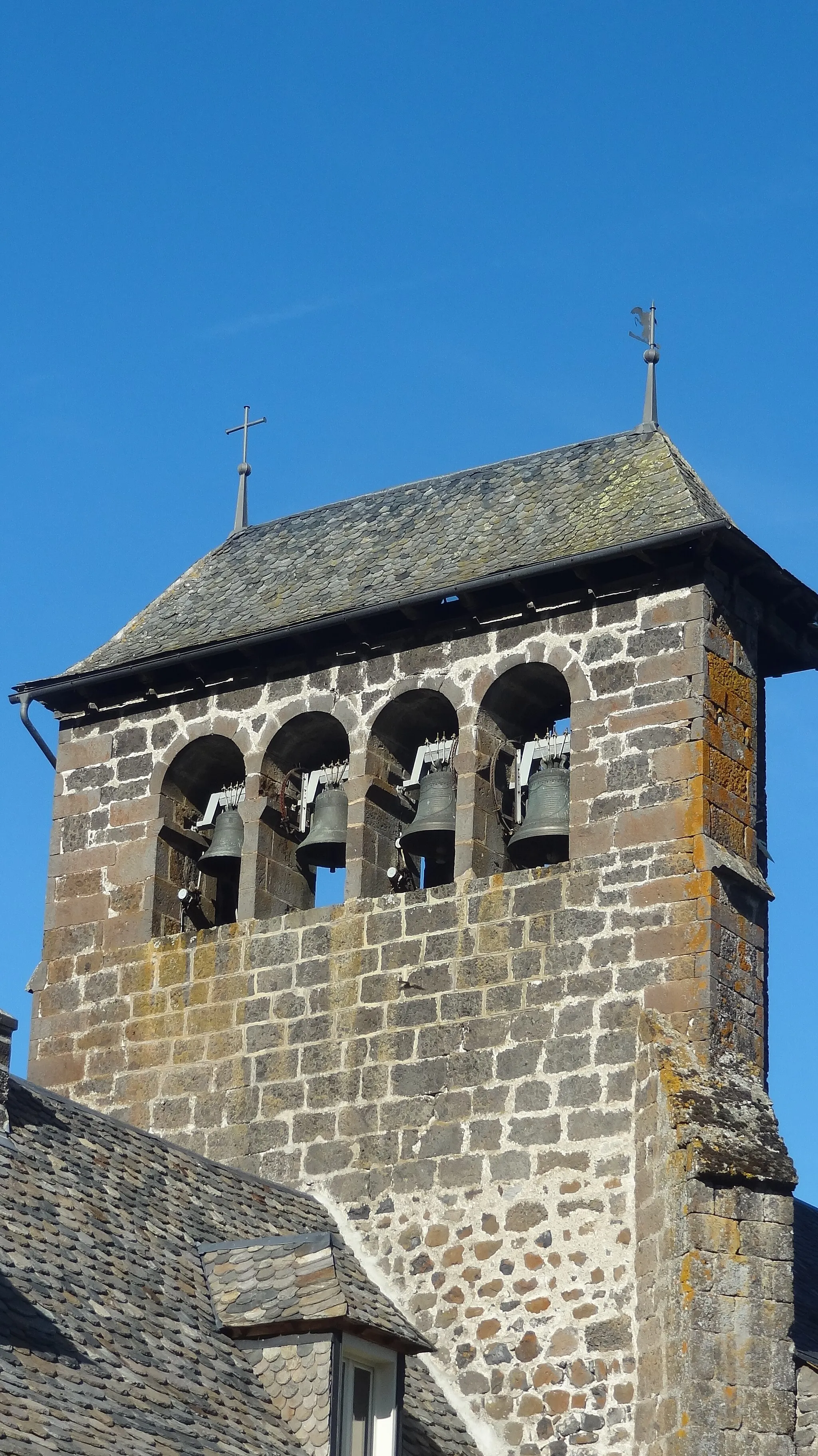 Photo showing: Vue du clocher en peigne