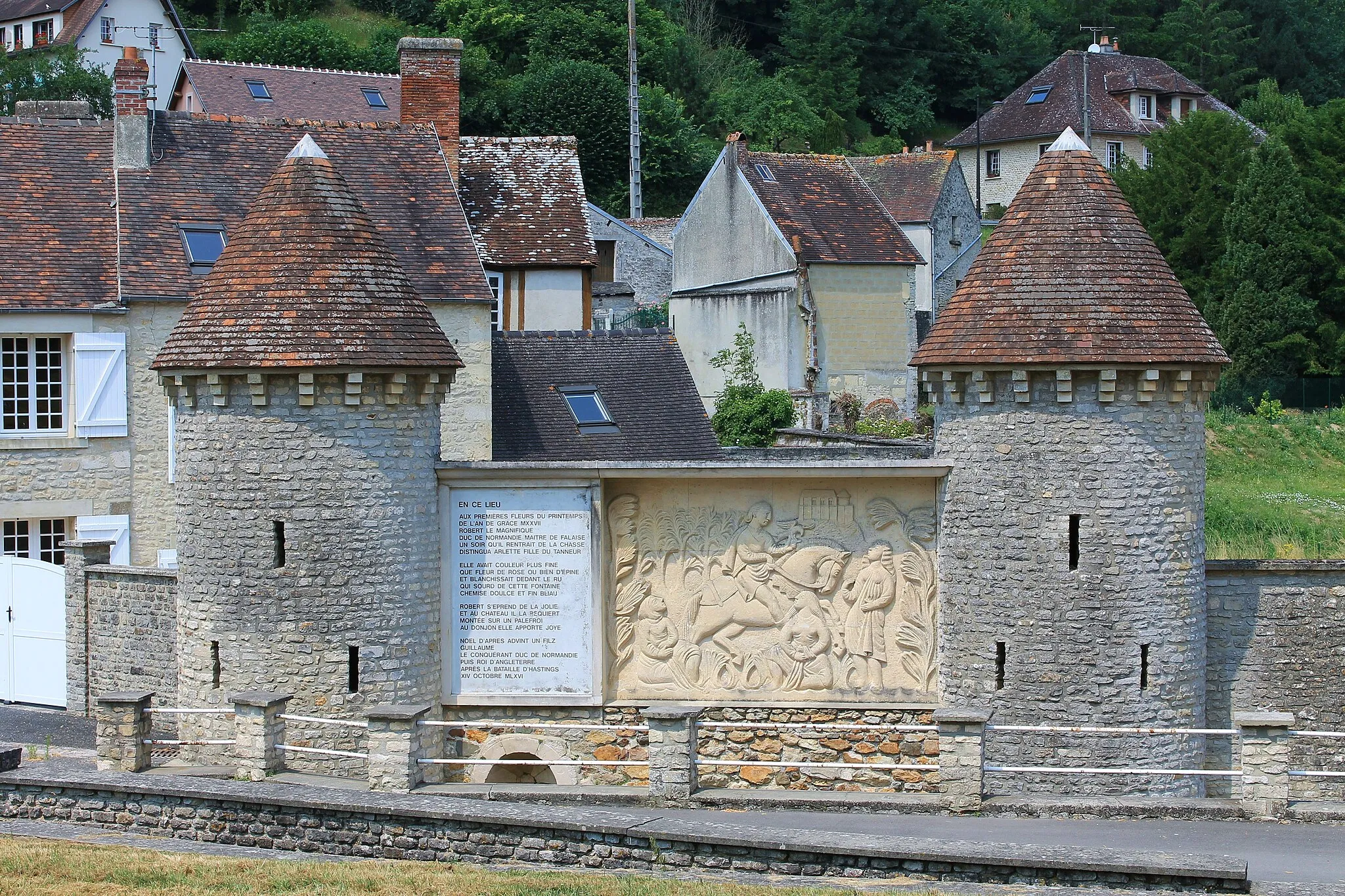 Photo showing: La Fontaine d'Arlette à Falaise (Calvados)