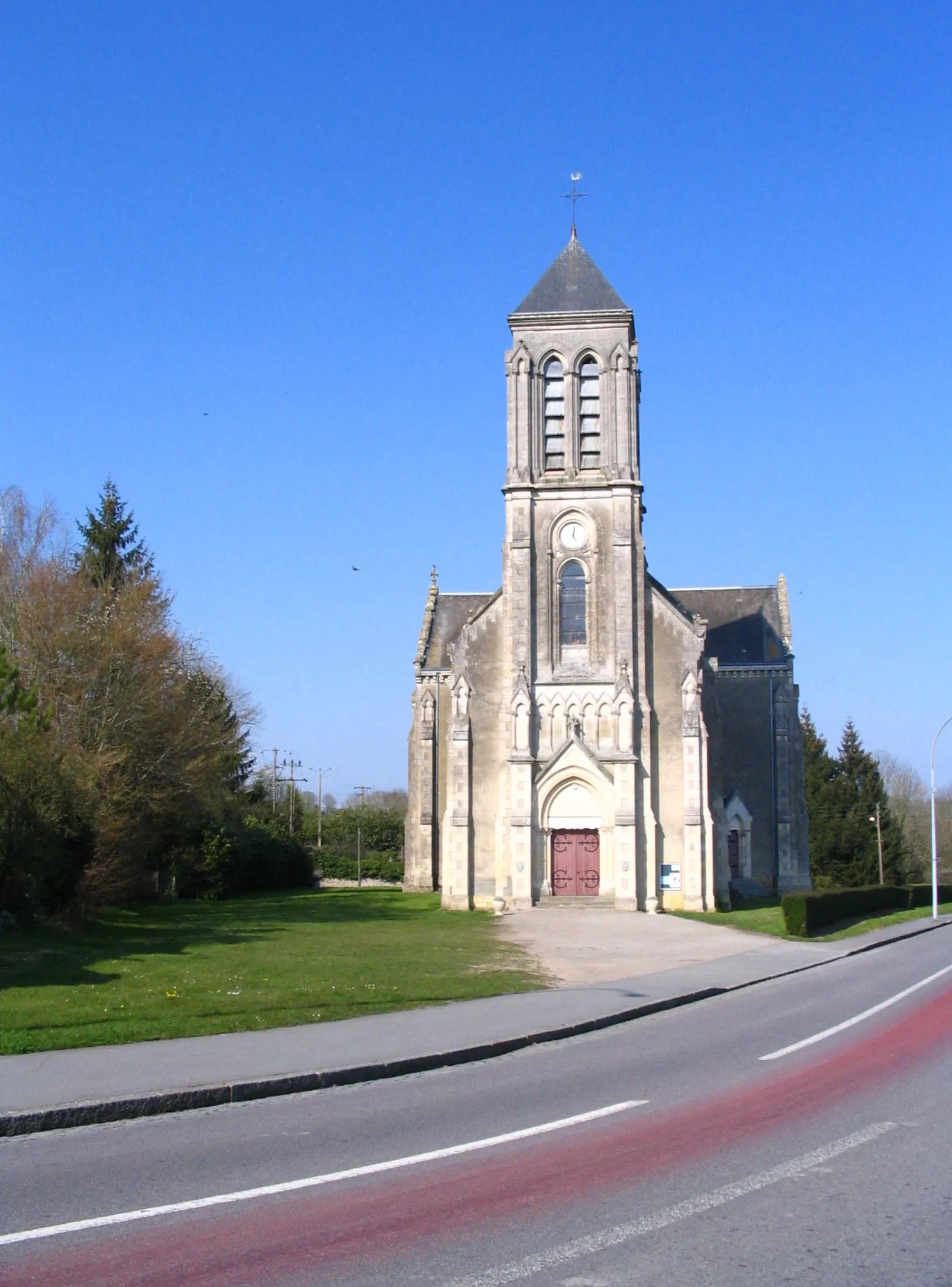 Photo showing: église de Saint-Evroult-Notre-Dame-du-Bois, Orne ,France