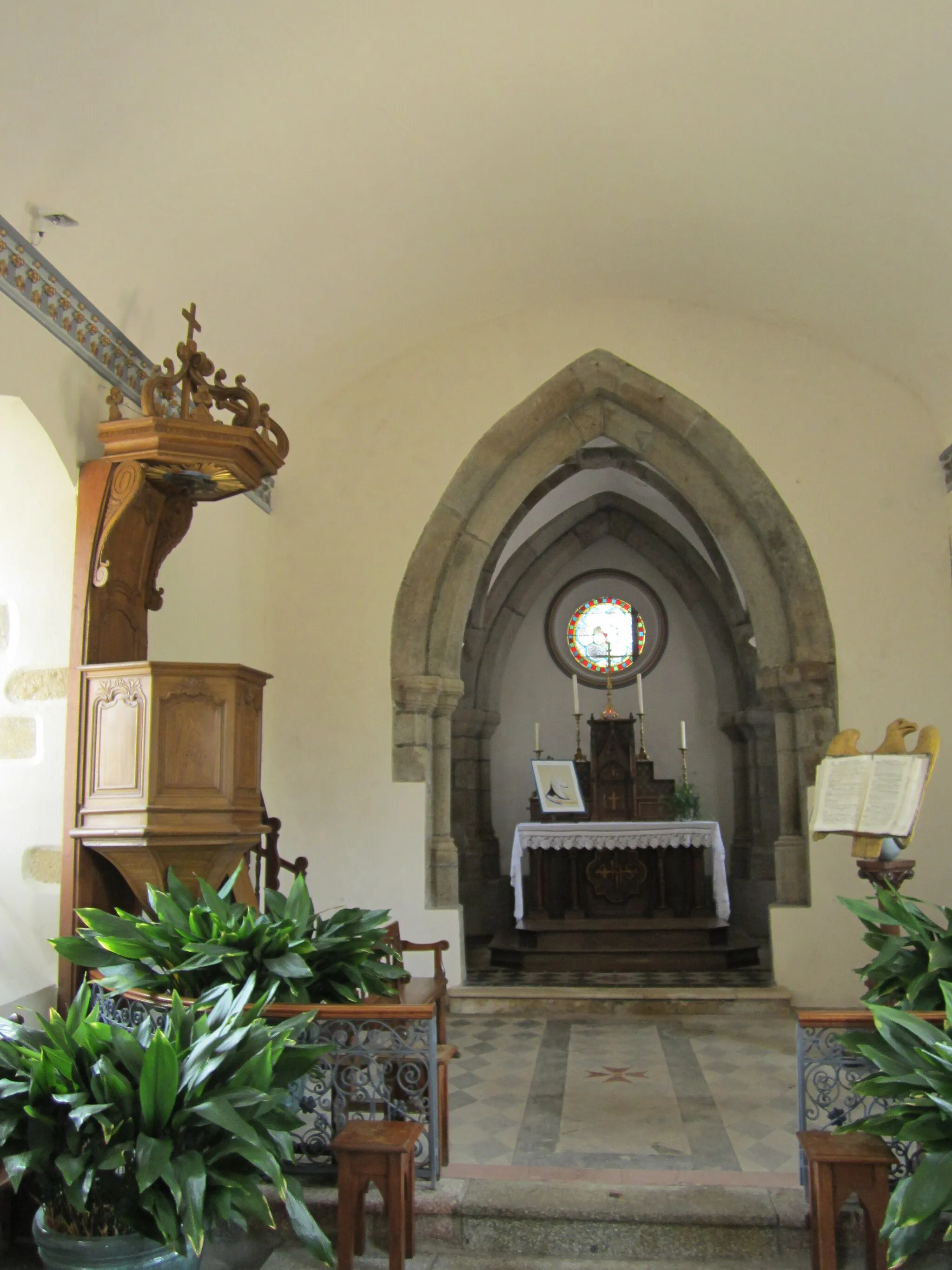 Photo showing: église de Saint-Michel-des-Loups, Jullouville, Manche
