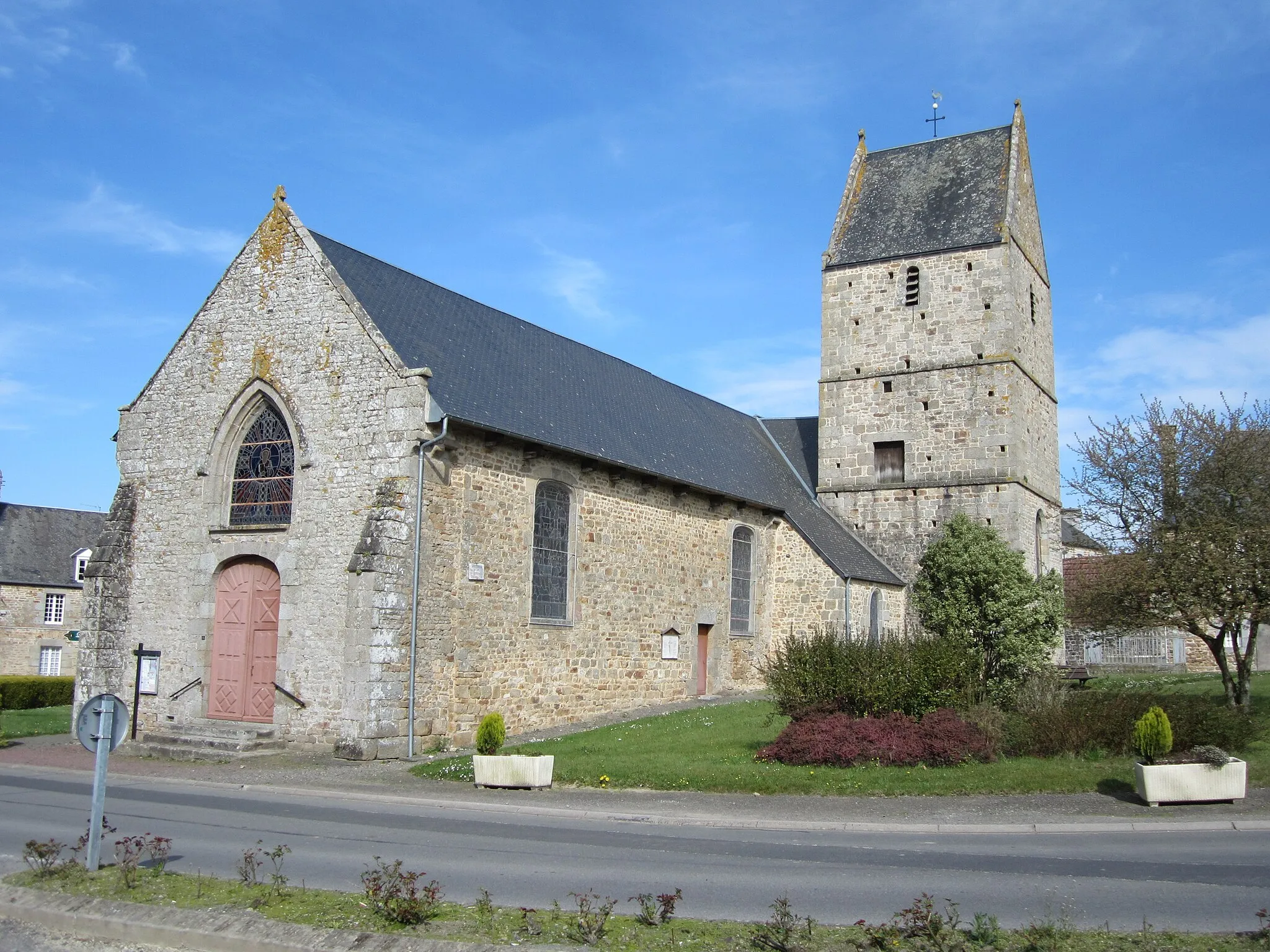 Photo showing: église de Saint-Pierre-Langers, Manche