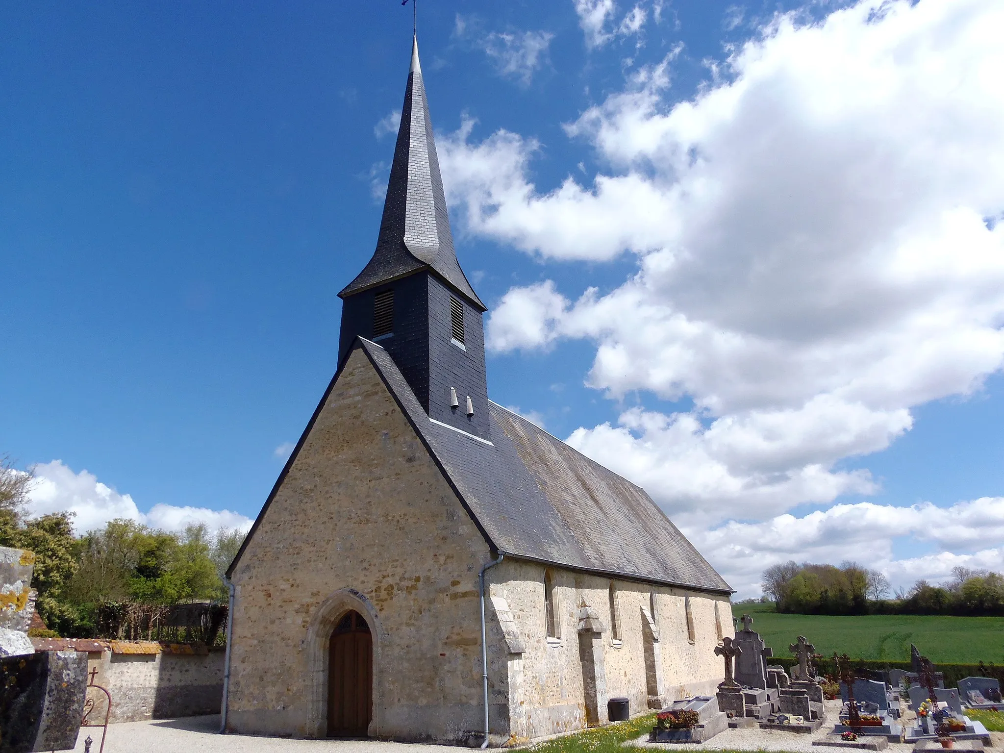 Photo showing: Trémont (Normandie, France). L'église Saint-Pierre.