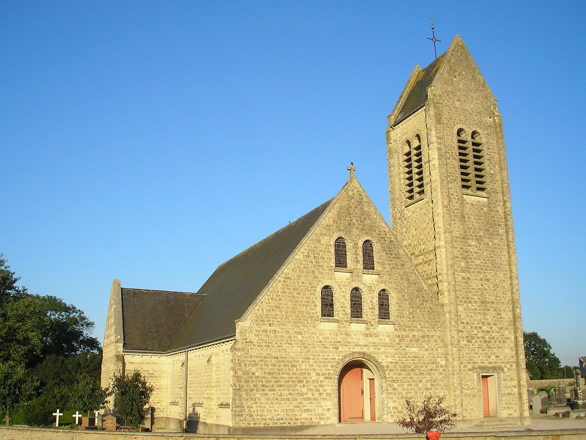 Photo showing: Raids (Normandie, France). L'église Saint-Georges.