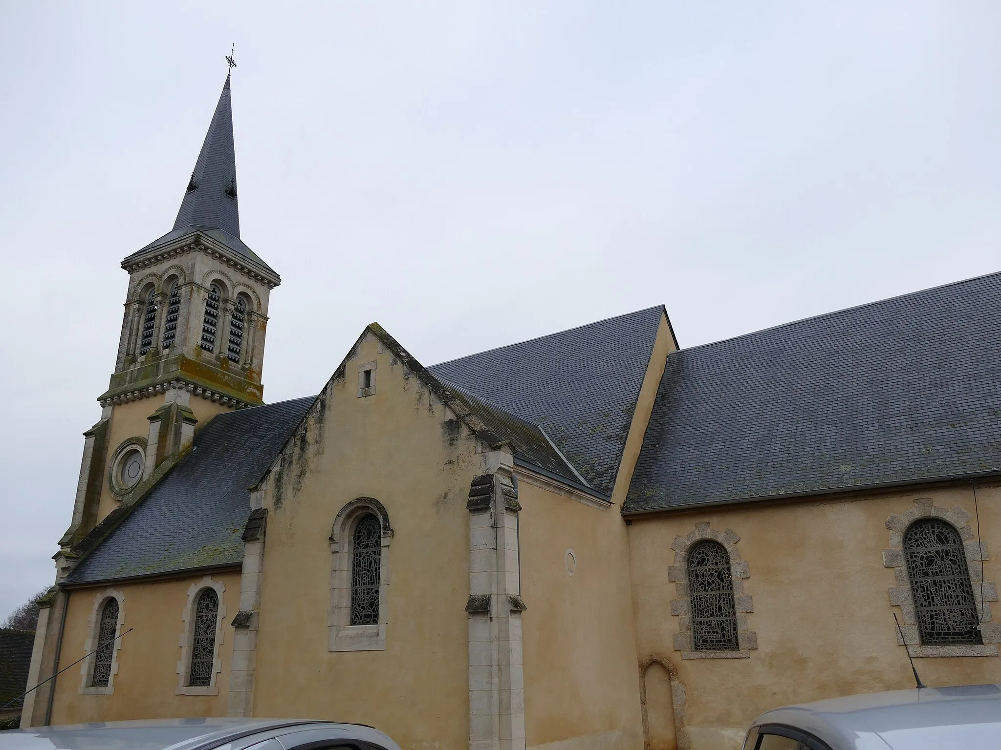 Photo showing: Saint-Sulpice's church in Valframbert (Orne, Normandie, France).