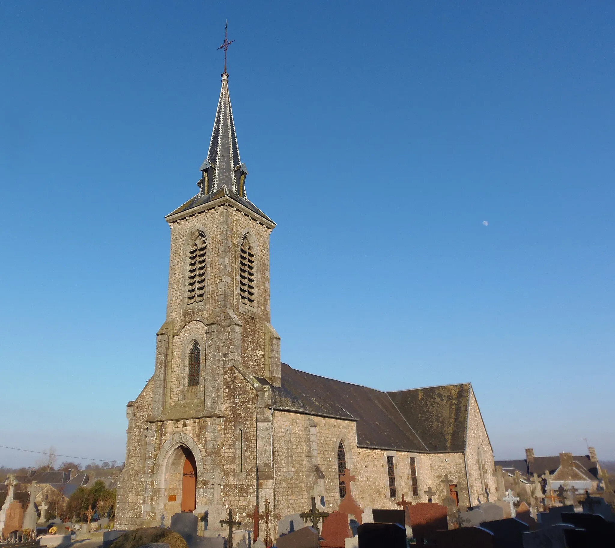 Photo showing: Chérencé-le-Héron (Normandie, France). L'église Notre-Dame.