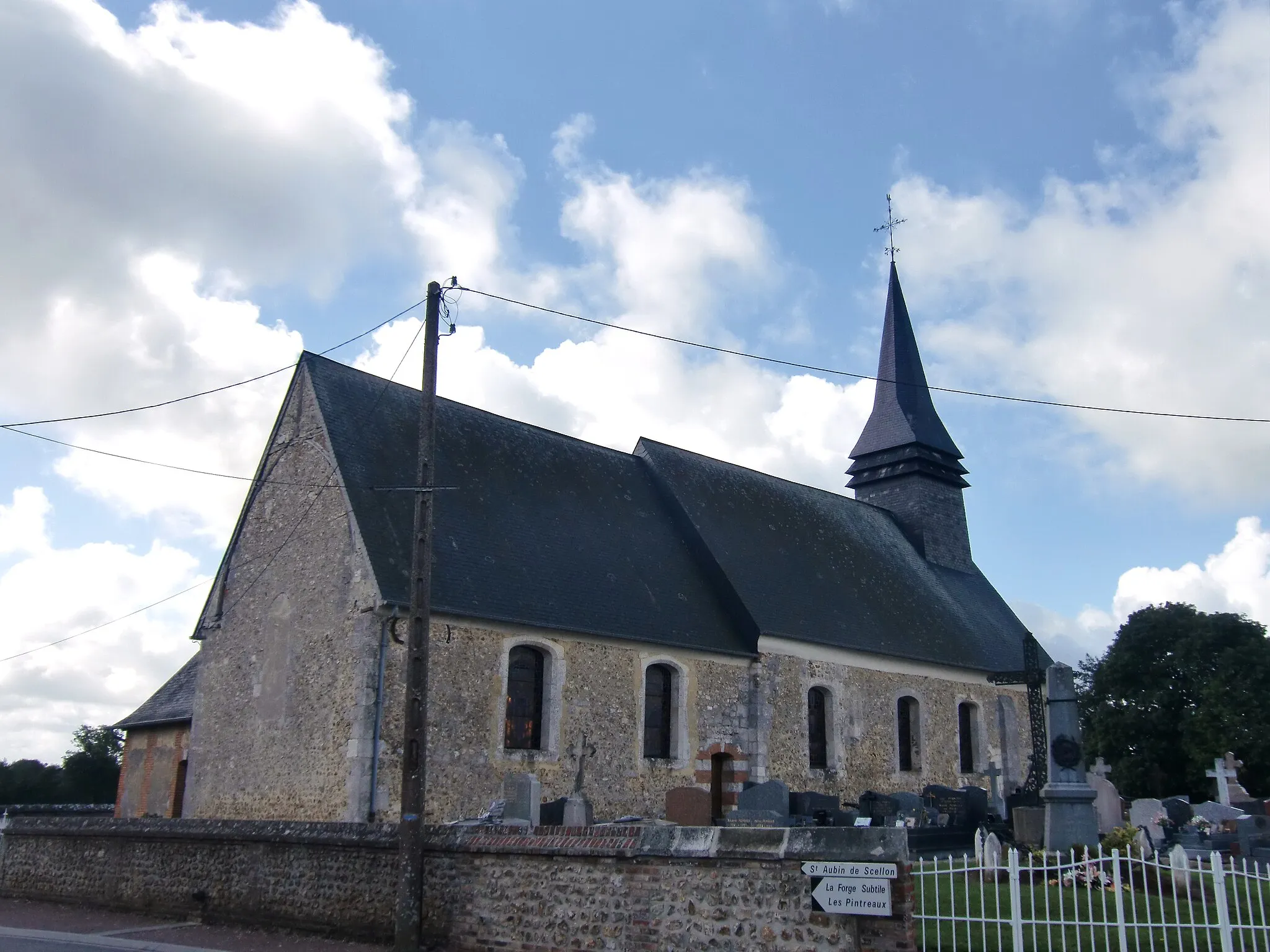 Photo showing: église de Fresne-Cauverville (Eure, Normandie, France)