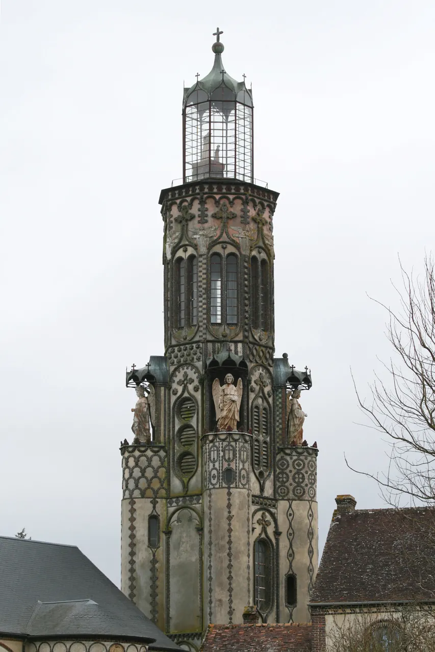 Photo showing: Clocher de Notre-Dame de la Salette à Maletable (Orne)