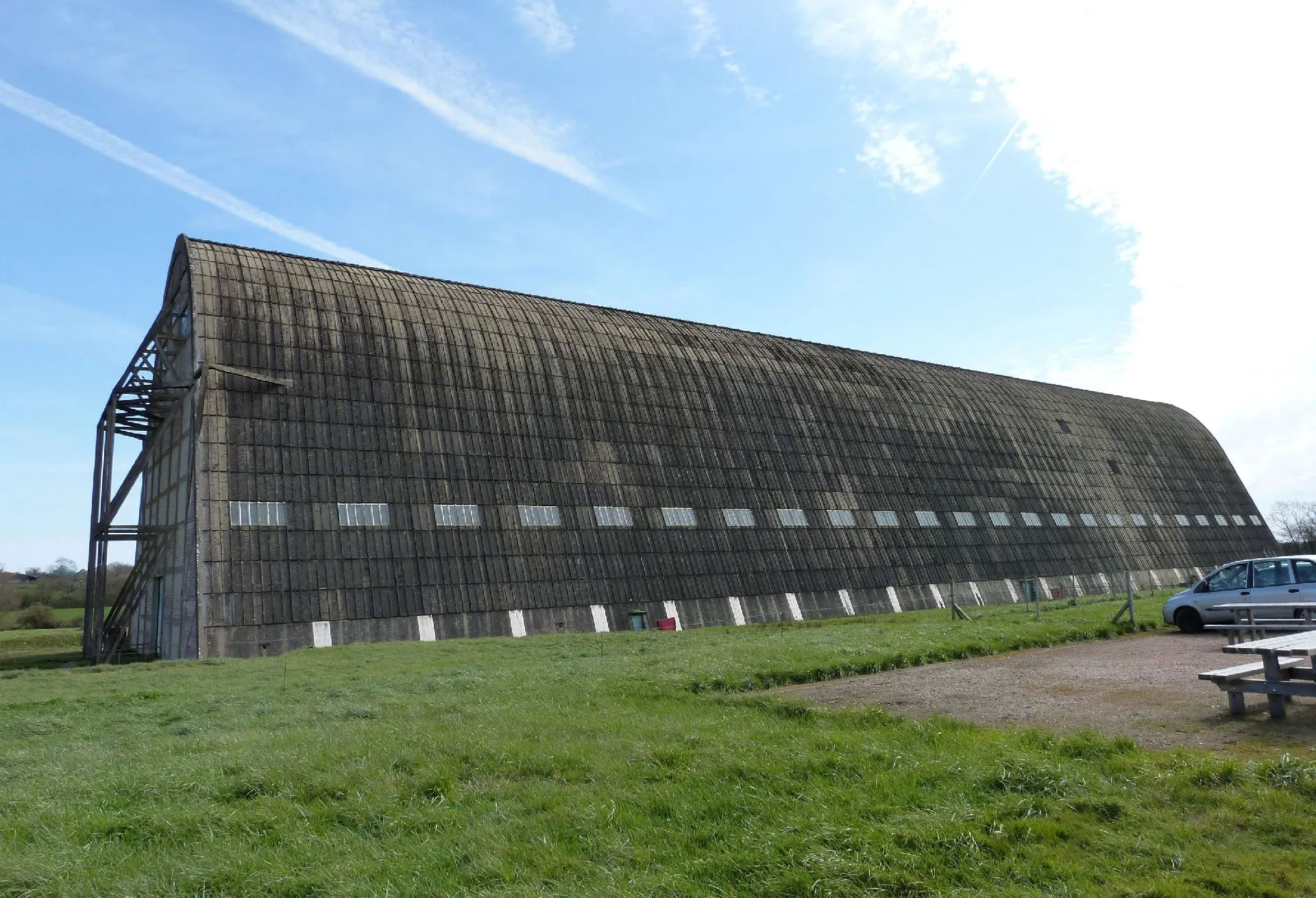 Photo showing: Hangar à dirigeables d'Écausseville dans la Manche en Basse-Normandie.