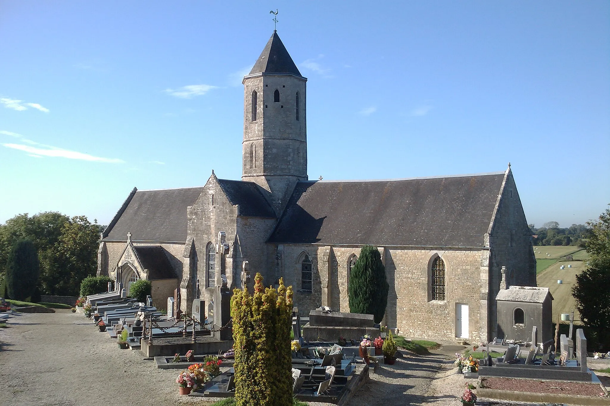 Photo showing: église Saint-Vincent de fr:Beuzeville-la-Bastille